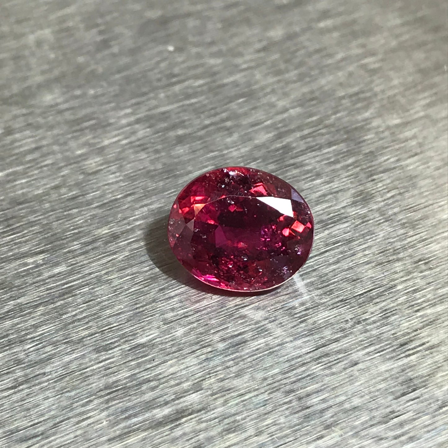 12x10mm Rubellite Tourmaline 5 ct Loose Natural Gemstone Deep Dark Rich Red Purple Fuchsia Natural Gem US Seller