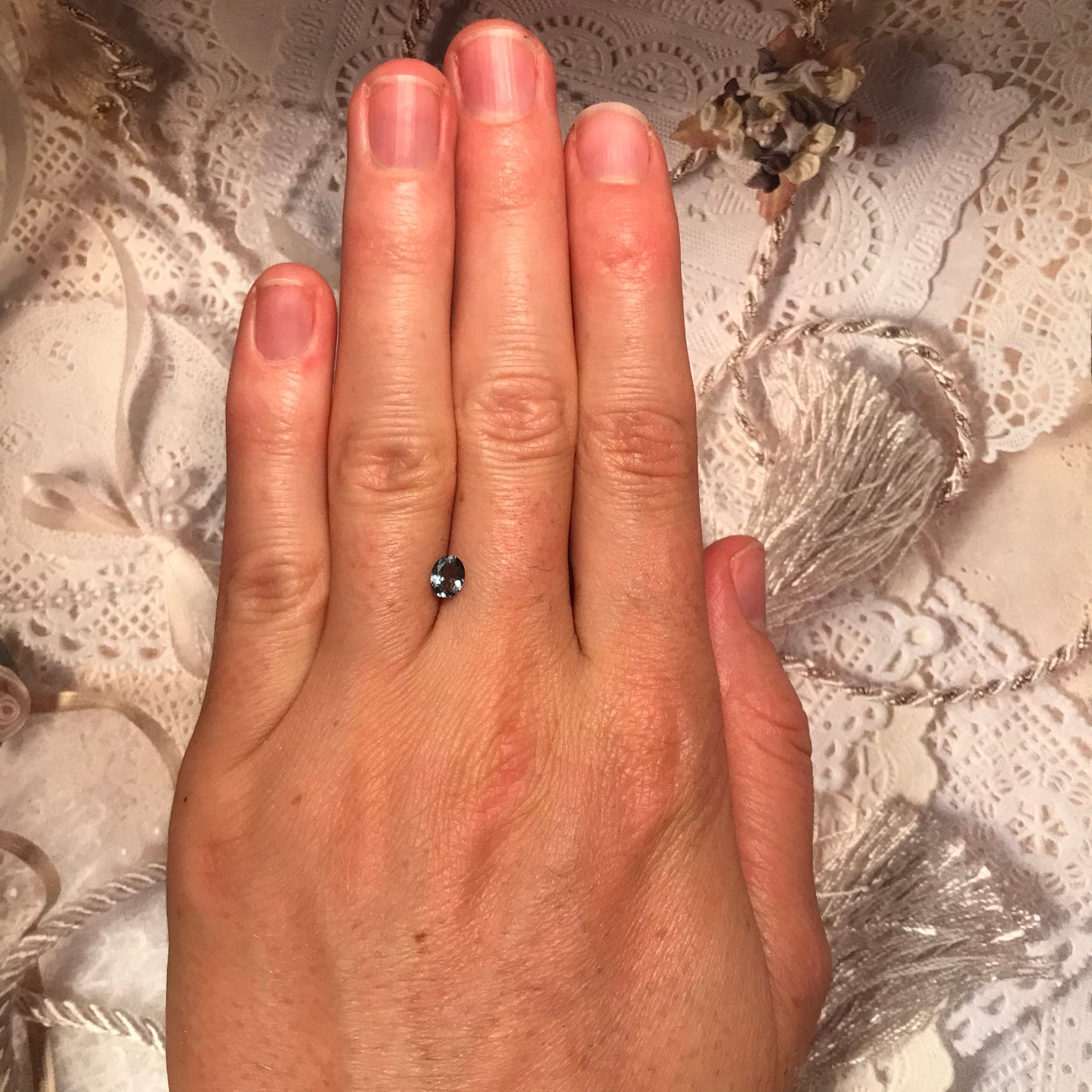 Natural Chrysoberyl 0.45 carat 5.5x4.3mm Blue Green Loose Gemstone