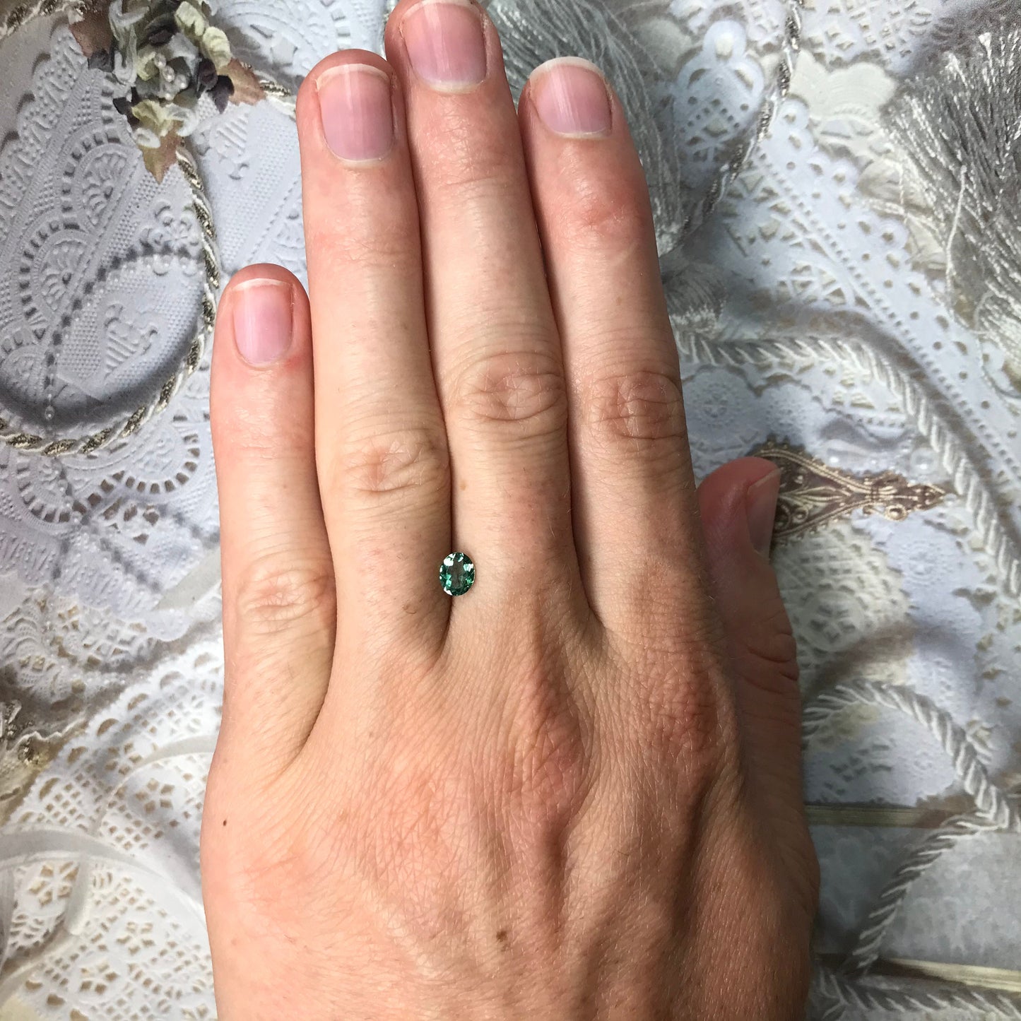 Natural Chrysoberyl 0.45 carat 5.5x4.3mm Blue Green Loose Gemstone