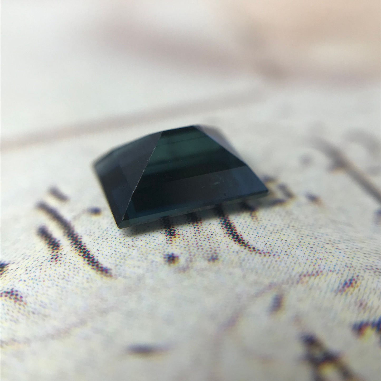 Natural Blue Sapphire 1.24 Carats Rectangle Cut 7x5mm Corundum Faceted Loose Unmounted Gemstone Earth Mined Heated Sapphire