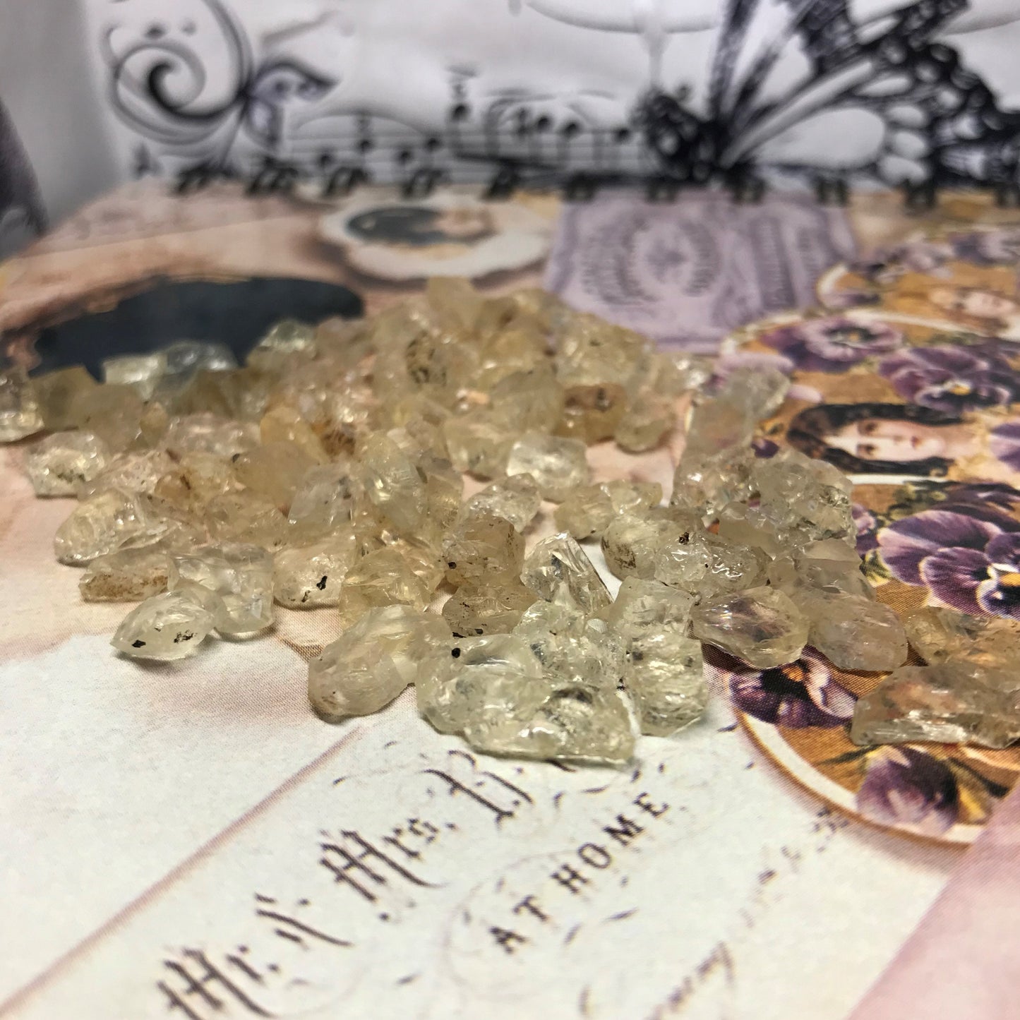 5-Utah Sunstone - 1 to 2 Carats each - Raw Sunstone - Natural Sunstone - Sunstone Rough -Raw Stones - Light Yellow Labradorite Feldspar