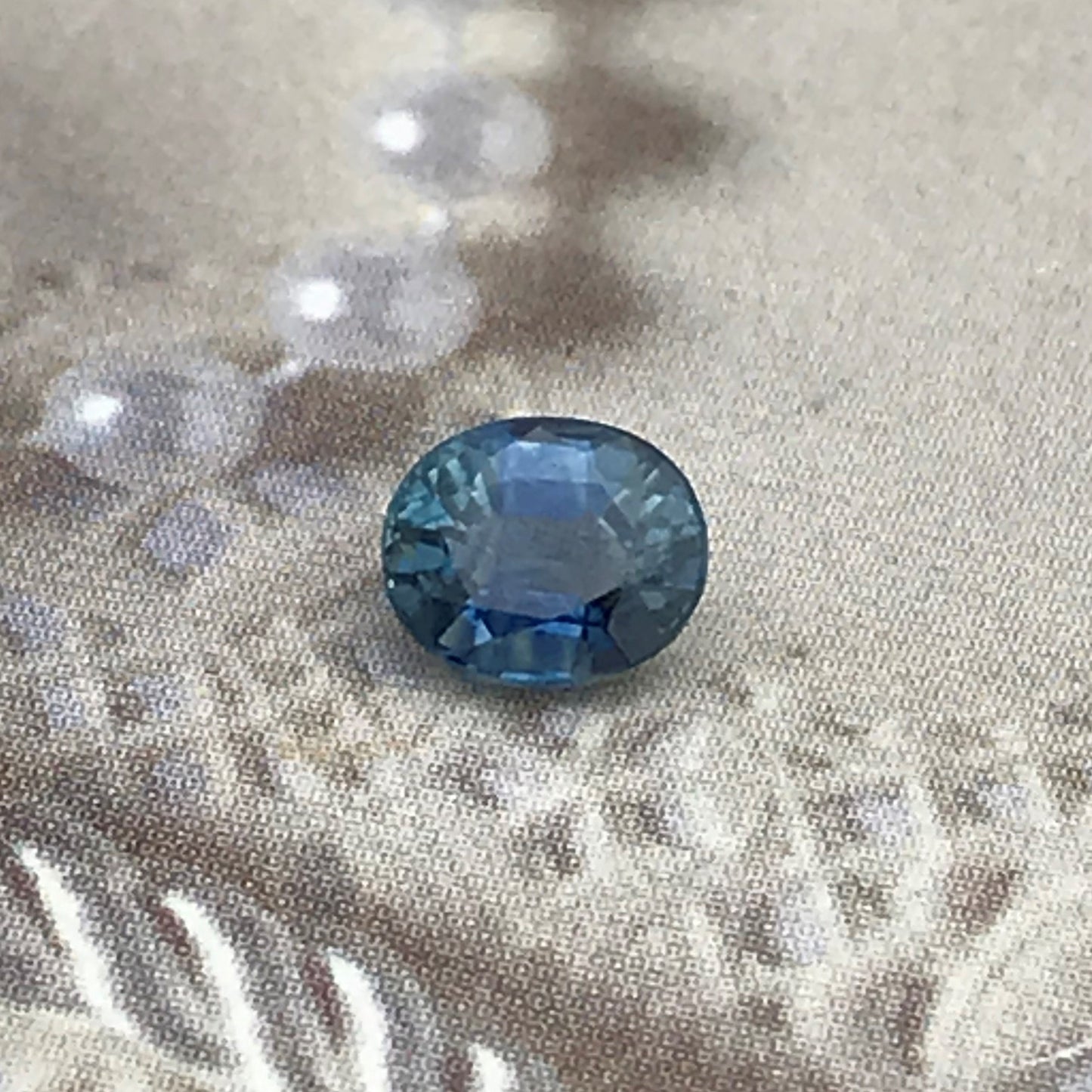 5.7x4.7mm Natural Classic Blue Sapphire 0.87 Carats Oval Cut, Medium Blue Sapphire Faceted Loose Sapphire, Unmounted Gemstone