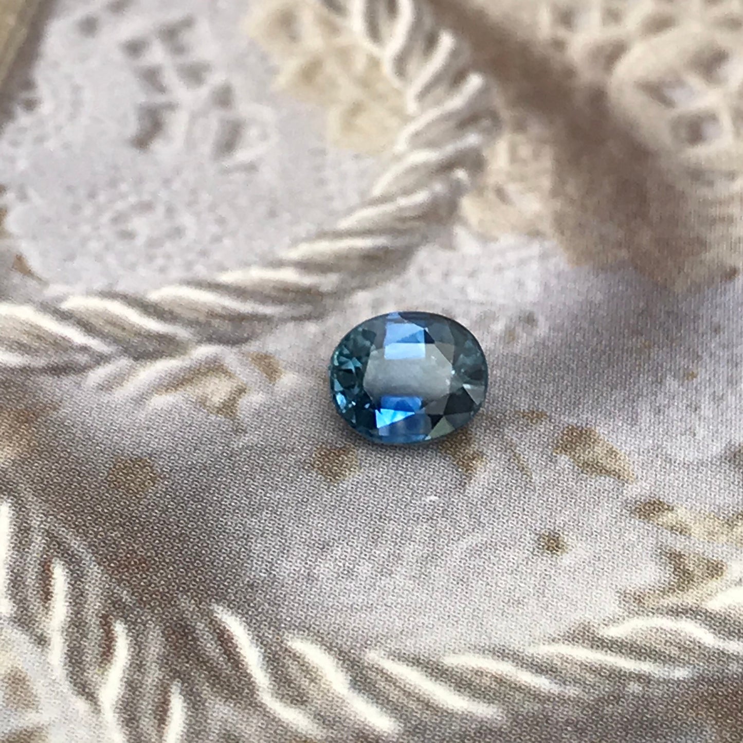 5.7x4.7mm Natural Classic Blue Sapphire 0.87 Carats Oval Cut, Medium Blue Sapphire Faceted Loose Sapphire, Unmounted Gemstone