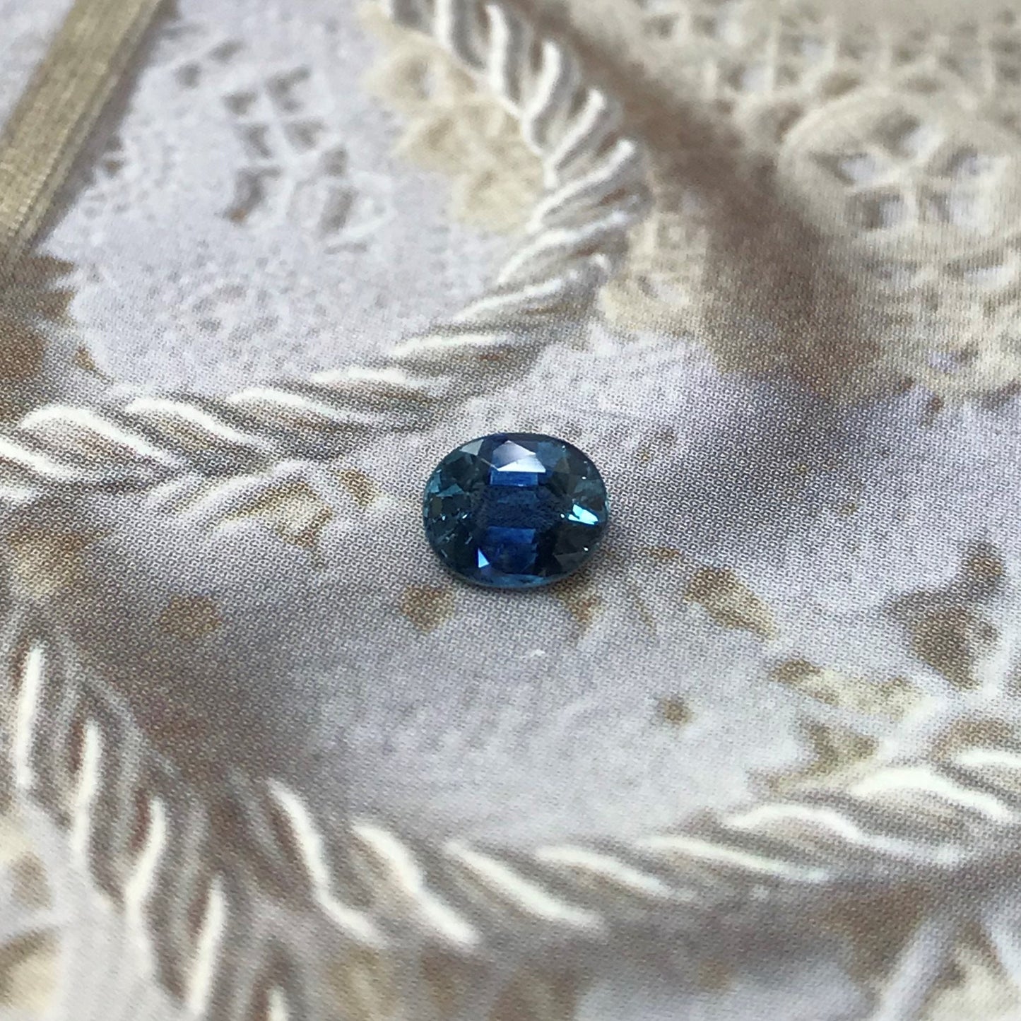 5.7x4.7mm Natural Classic Blue Sapphire 0.87 Carats Oval Cut, Medium Blue Sapphire Faceted Loose Sapphire, Unmounted Gemstone