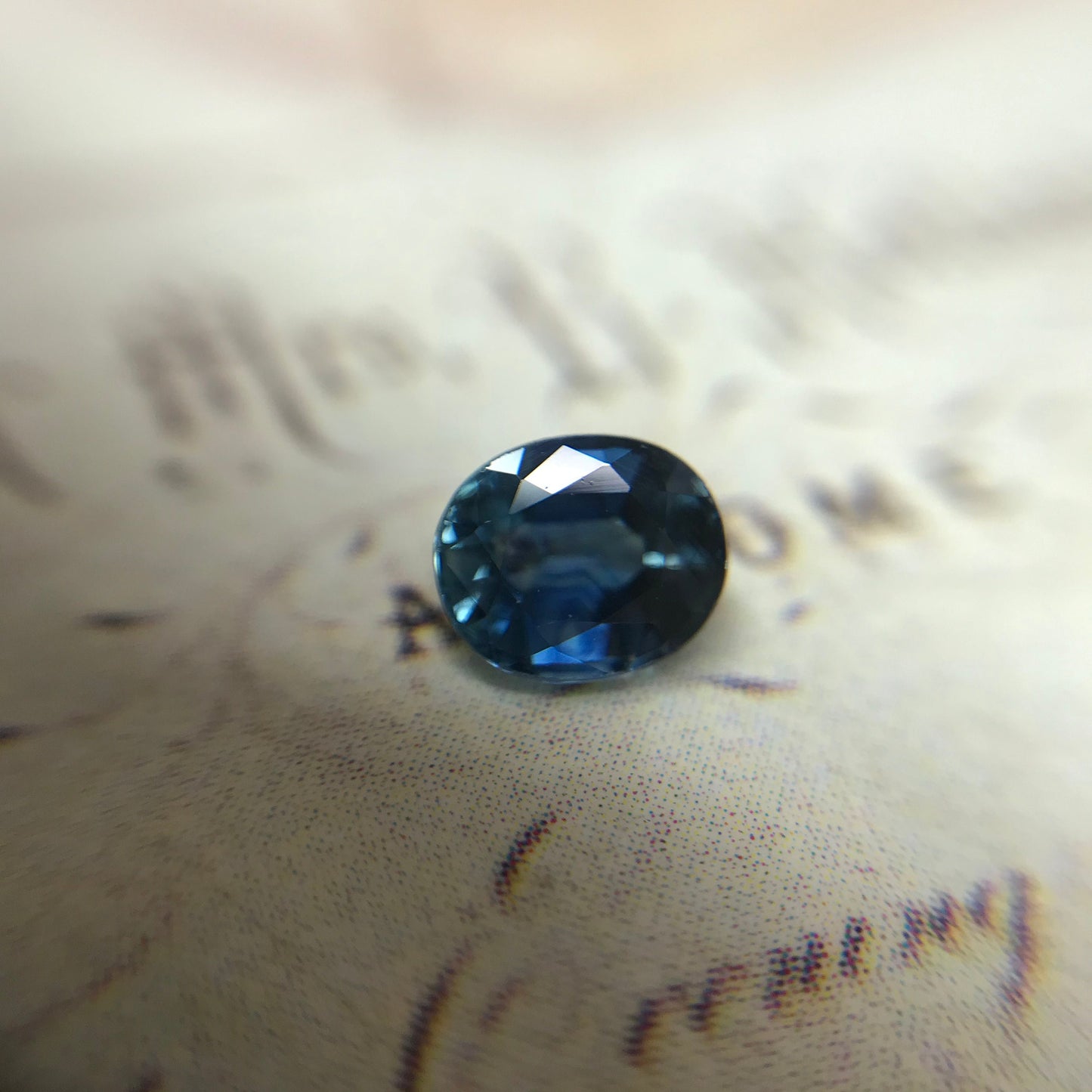 5.7x4.7mm Natural Classic Blue Sapphire 0.87 Carats Oval Cut, Medium Blue Sapphire Faceted Loose Sapphire, Unmounted Gemstone