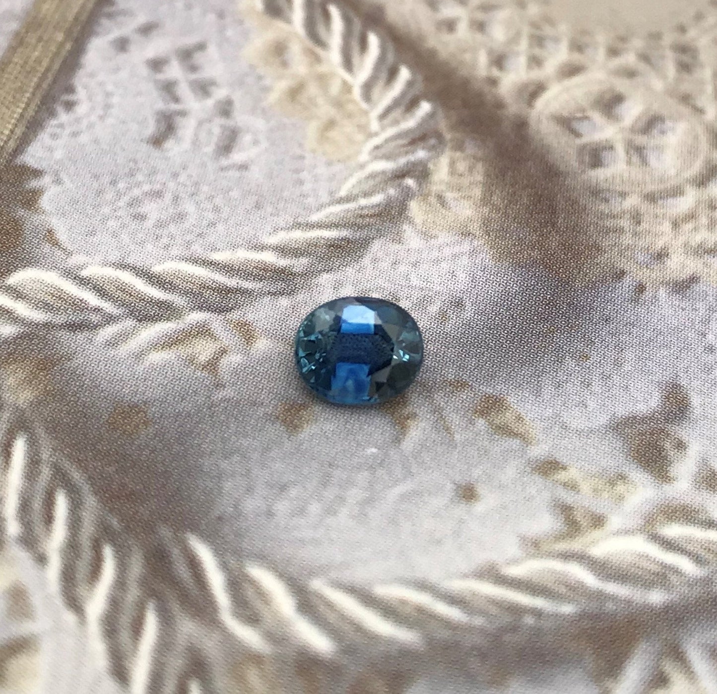 5.7x4.7mm Natural Classic Blue Sapphire 0.87 Carats Oval Cut, Medium Blue Sapphire Faceted Loose Sapphire, Unmounted Gemstone