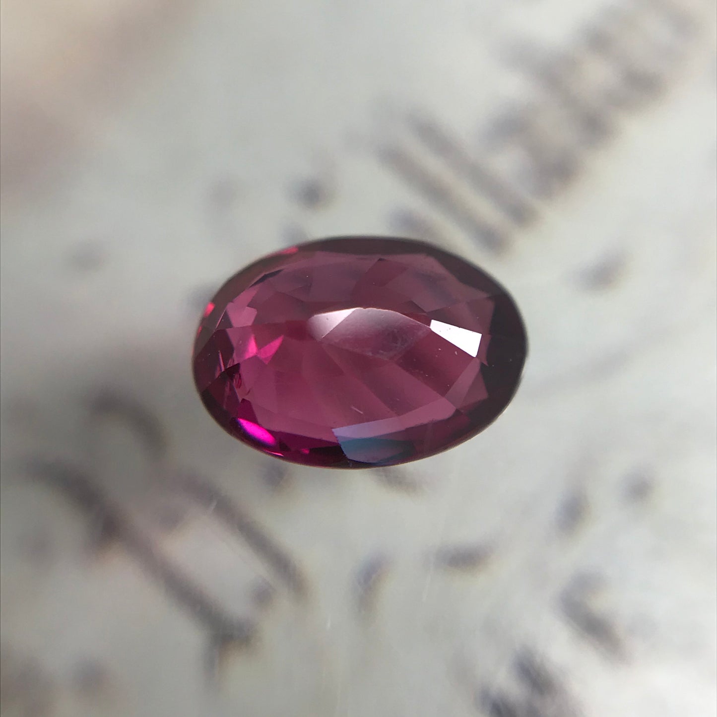 7x5mm Natural Ruby Heat Only 0.88 Carat Dark Purplish Red Loose Faceted Oval Cut Gem, July Birthstone
