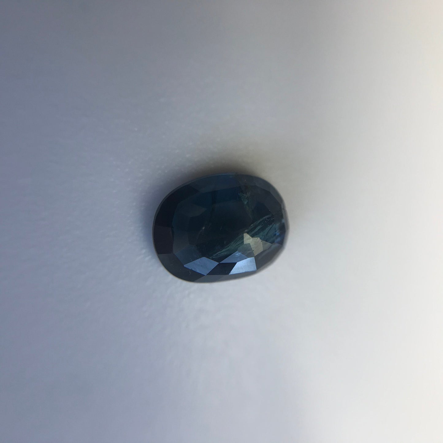 Dark Blue Sapphire 1 carat 6.5x5.2 mm Oval Cut
