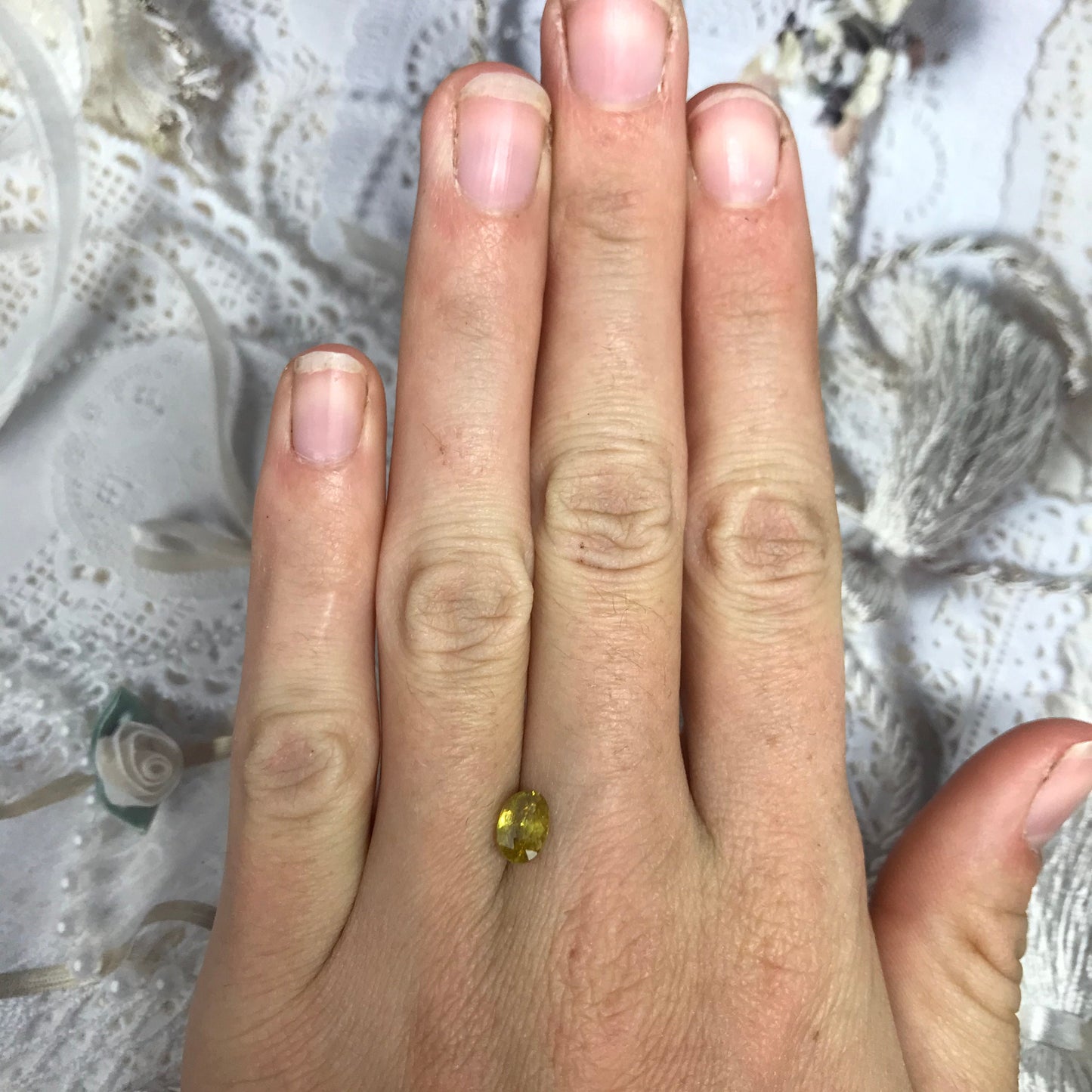 Yellow Sphene 1 Carat 7x5mm Oval Cut, Natural Untreated from Madagascar, unmounted loose wholesale gemstone for jewelry