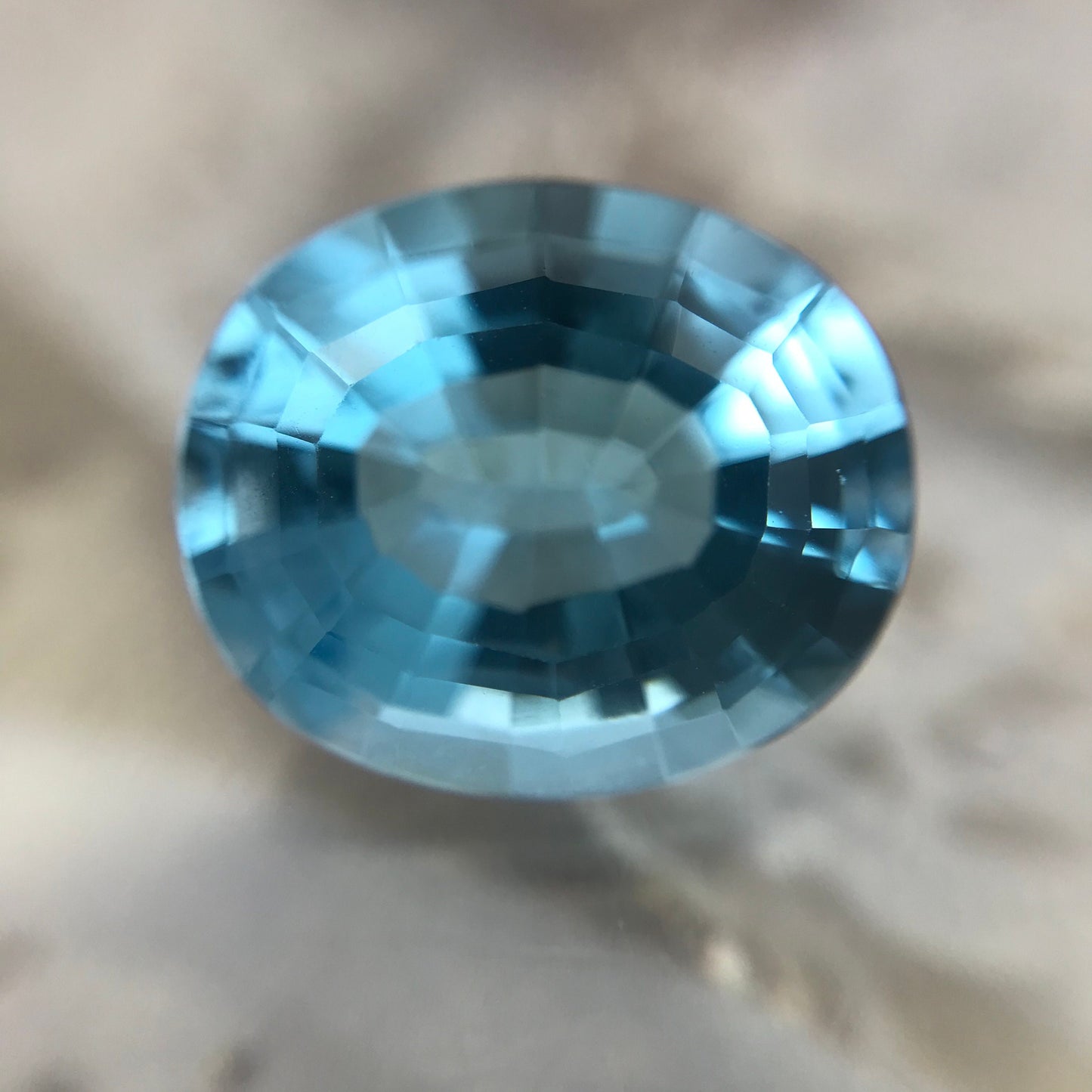 14x12mm Blue Topaz Oval Cut 10 Carats Loose Gem Wholesale Gemstones Nice Cut Faceted Real Topaz, Unmounted December Birthstone US Seller