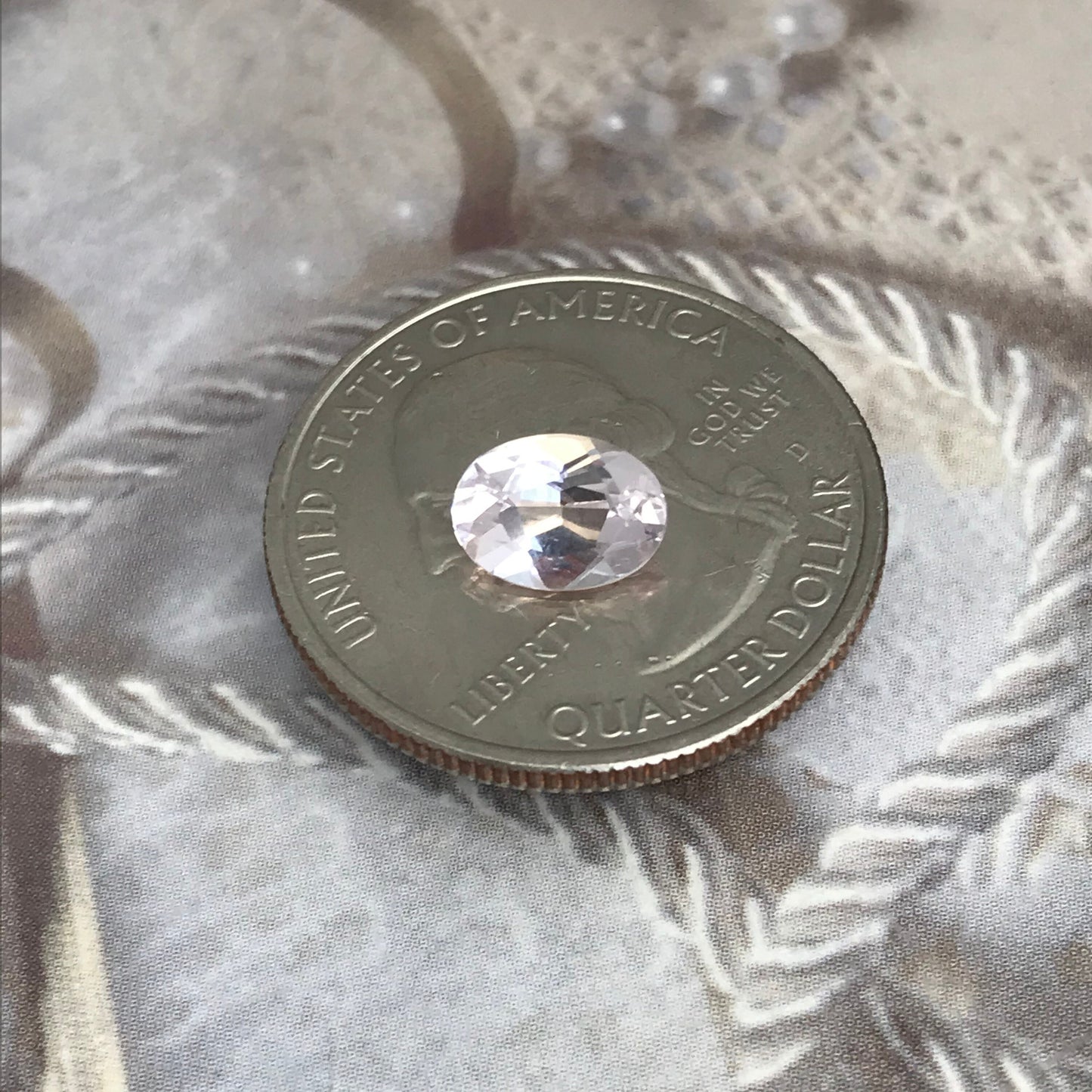 Light Purplish Pink Morganite 1.14 carats 8x6mm Oval Cut Morganite, Faceted Loose Beryl Unmounted Gemstone for Jewelry