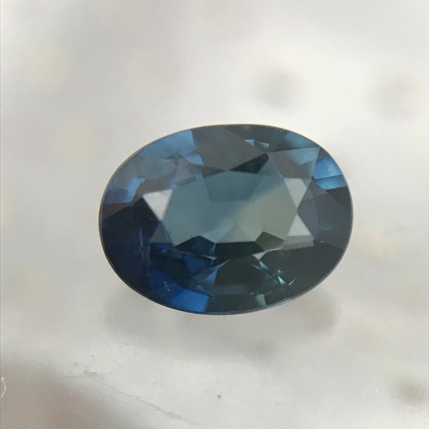 0.44 carat Natural Blue Sapphire 5x3.7 mm Oval Cut, Heat Only, Faceted Loose Gemstone Unmounted Gem, Earth Mined Stone