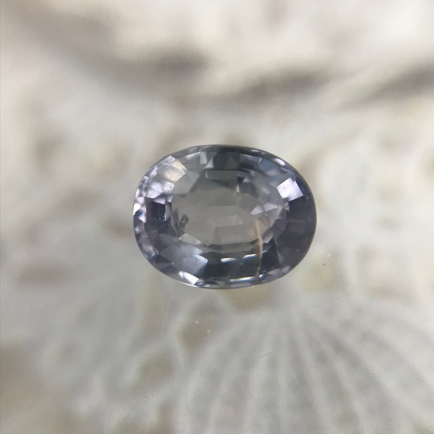Bluish Purple Sapphire 1.19 carat 6.6x5.2 mm Oval Cut, Natural Madagascar Sapphire, Faceted Loose Gemstone