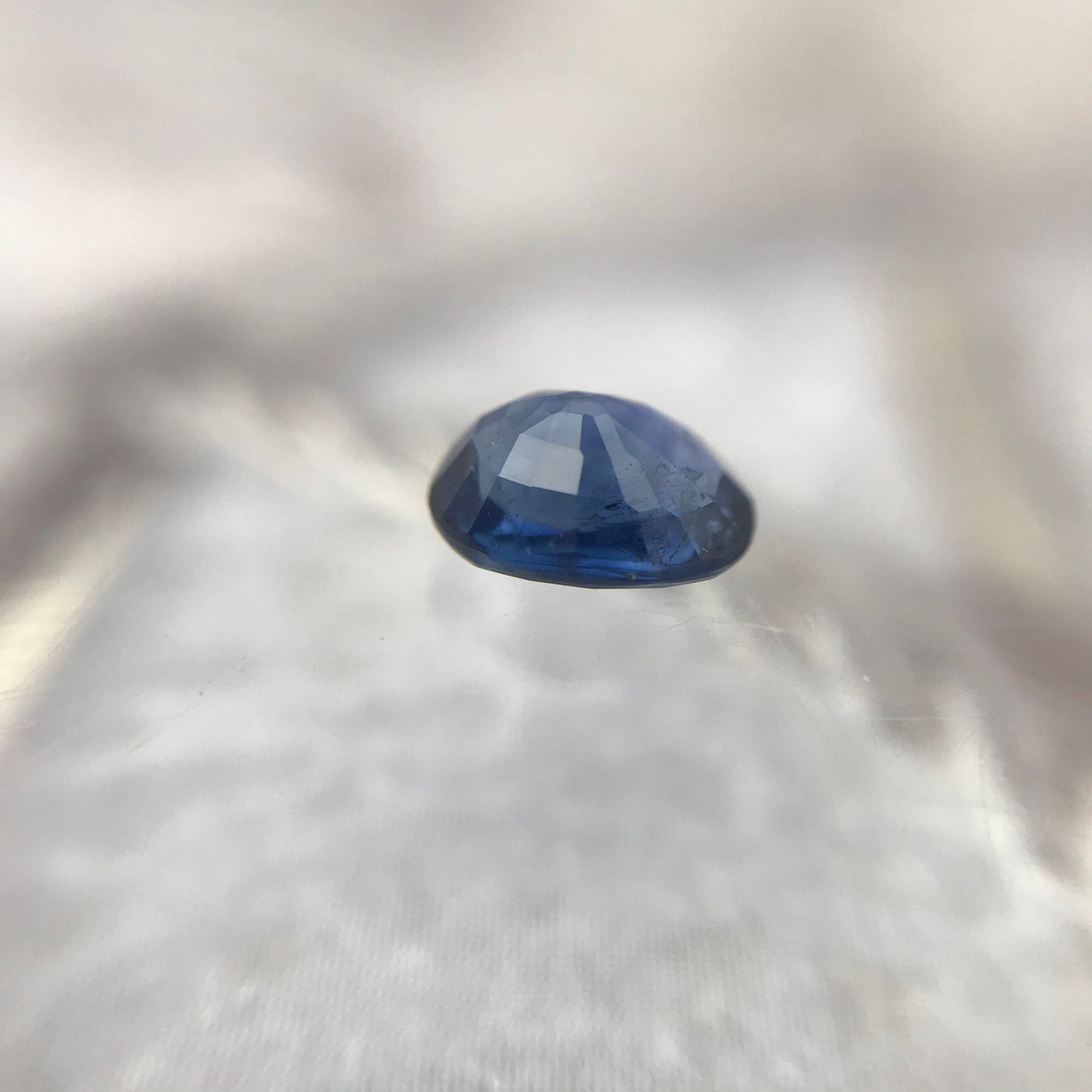 6x4mm Natural Blue Sapphire 0.82 Carats Oval Cut Heated Corundum, Unmounted Gem Faceted Loose Gemstone, US seller