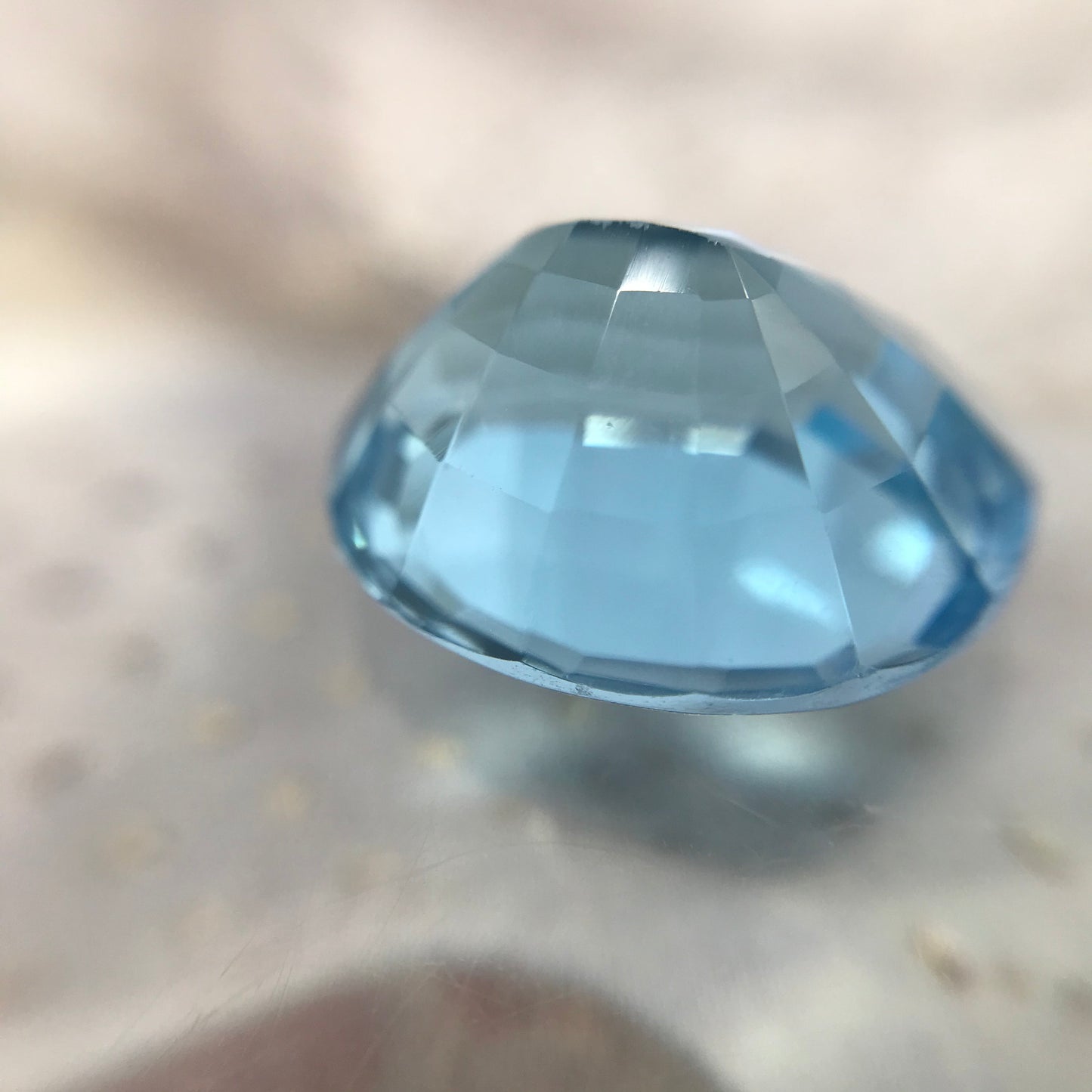 14x12mm Blue Topaz Oval Cut 10 Carats Loose Gem Wholesale Gemstones Nice Cut Faceted Real Topaz, Unmounted December Birthstone US Seller