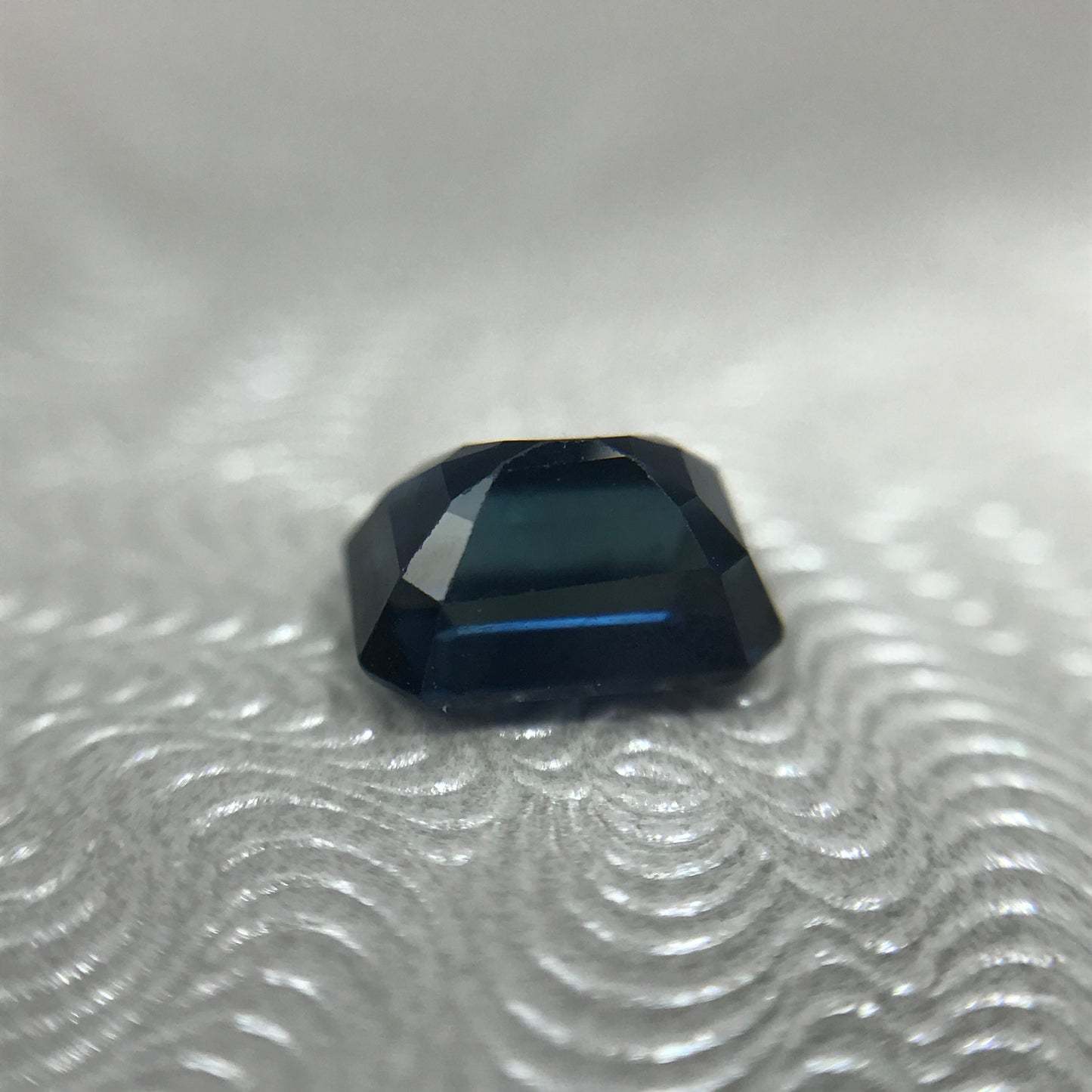Natural Blue Sapphire 0.86 Carat 6x4mm Emerald Cut Rectangle Corundum Faceted Loose Unmounted Gemstone Heat Only