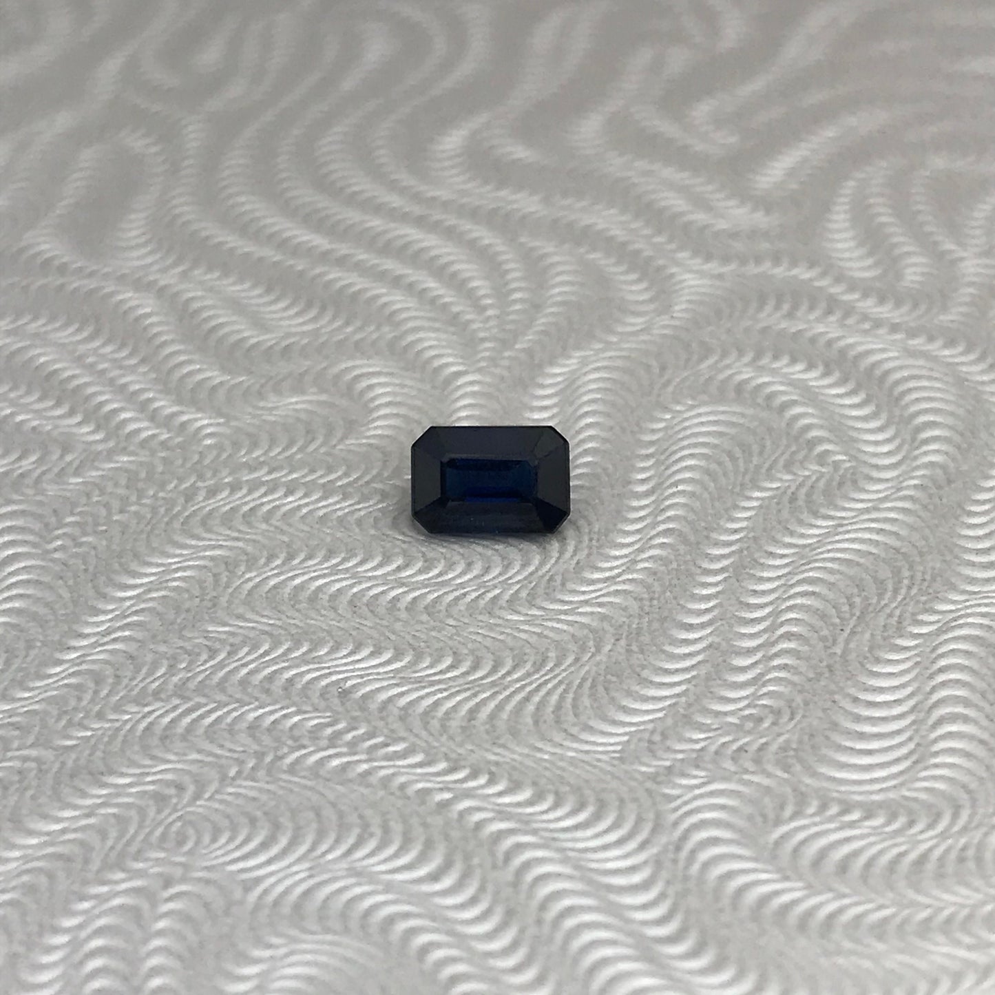 Natural Blue Sapphire 0.86 Carat 6x4mm Emerald Cut Rectangle Corundum Faceted Loose Unmounted Gemstone Heat Only