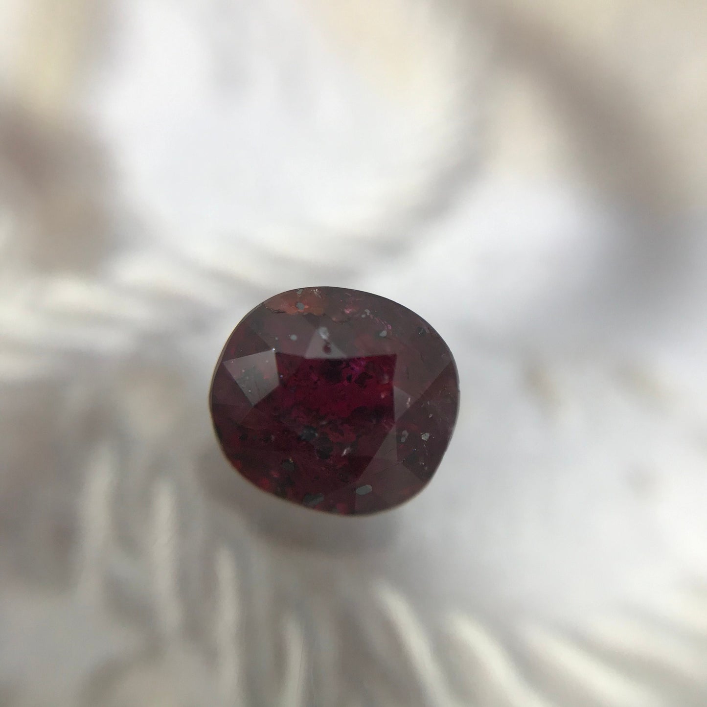 Natural Ruby Low Heat 2.16 Carat 7.4x6.8mm Loose Gemstone Faceted Gem Corundum Oval Cut Red Beautiful July Birthstone Earth Mined