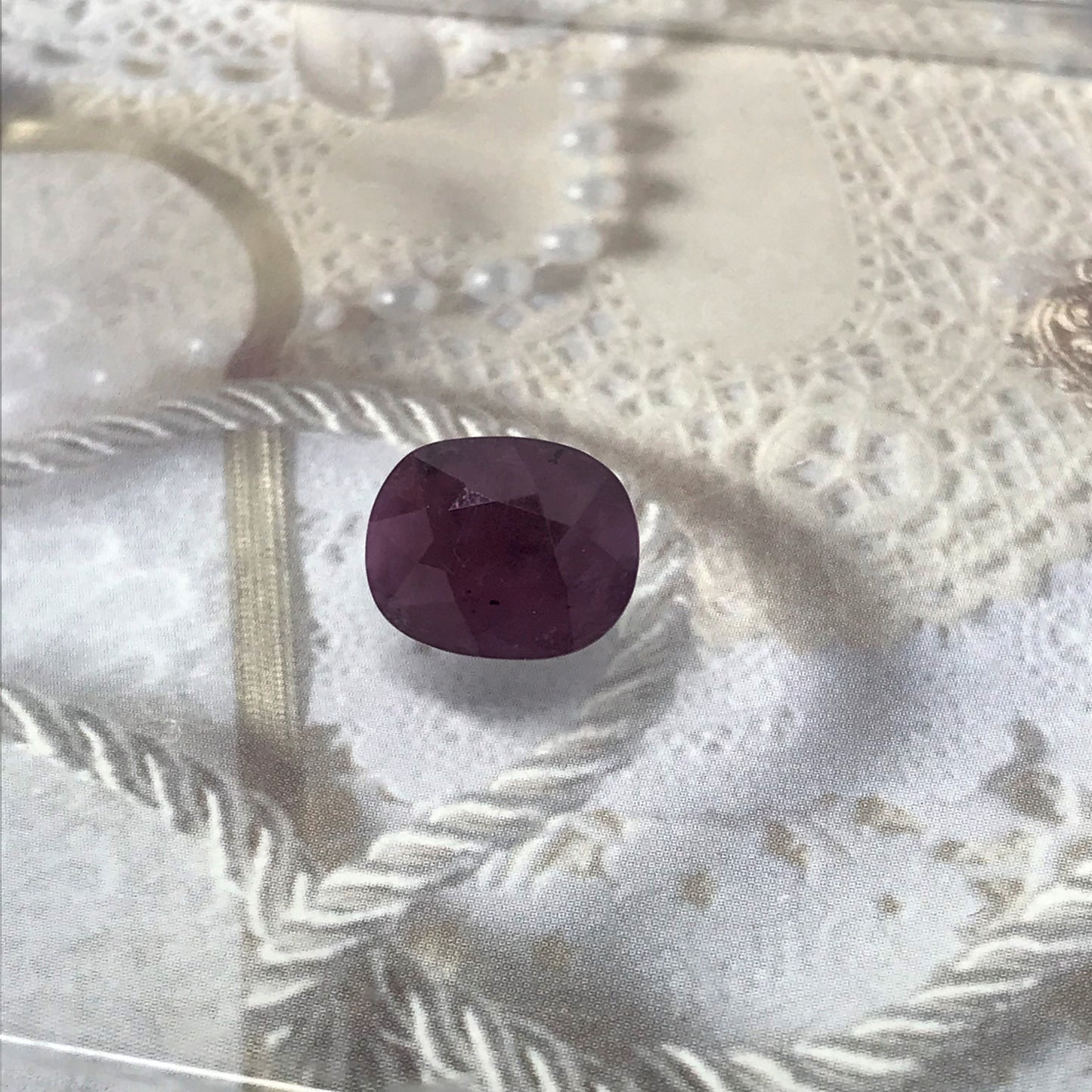 Huge Natural Ruby Heated with Residues 7.14 Carat 12x10mm Oval Cut Gemstone Loose Faceted Corundum July Birthstone Treated Ruby