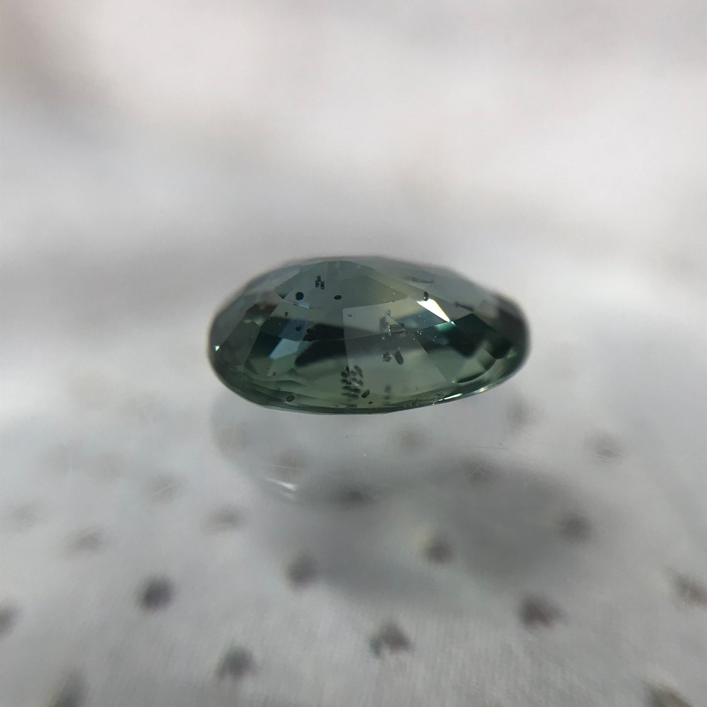 Natural Teal Sapphire 7.5x5mm Oval 1.23 Carat Corundum Blue Green Faceted Loose Unmounted Gemstone Earth Mined Gem US Seller