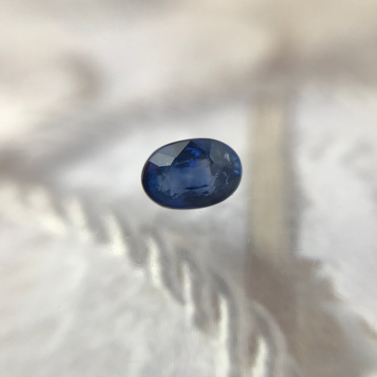 6x4mm Natural Blue Sapphire 0.82 Carats Oval Cut Heated Corundum, Unmounted Gem Faceted Loose Gemstone, US seller