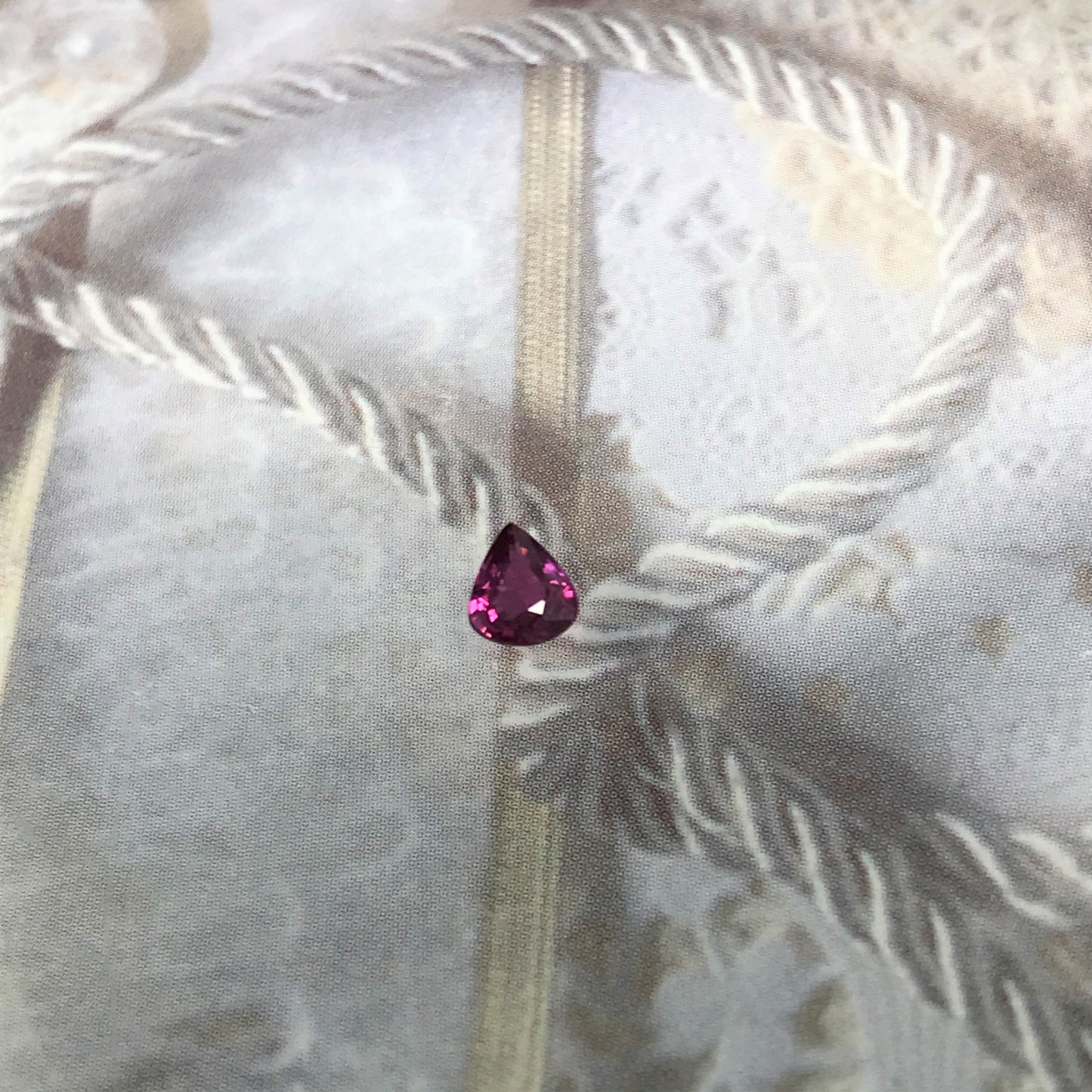 Natural Ruby 5x4mm Pear Cut No Heat Clarity Enhanced Gemstone Loose Faceted Corundum July Birthstone Treated Ruby