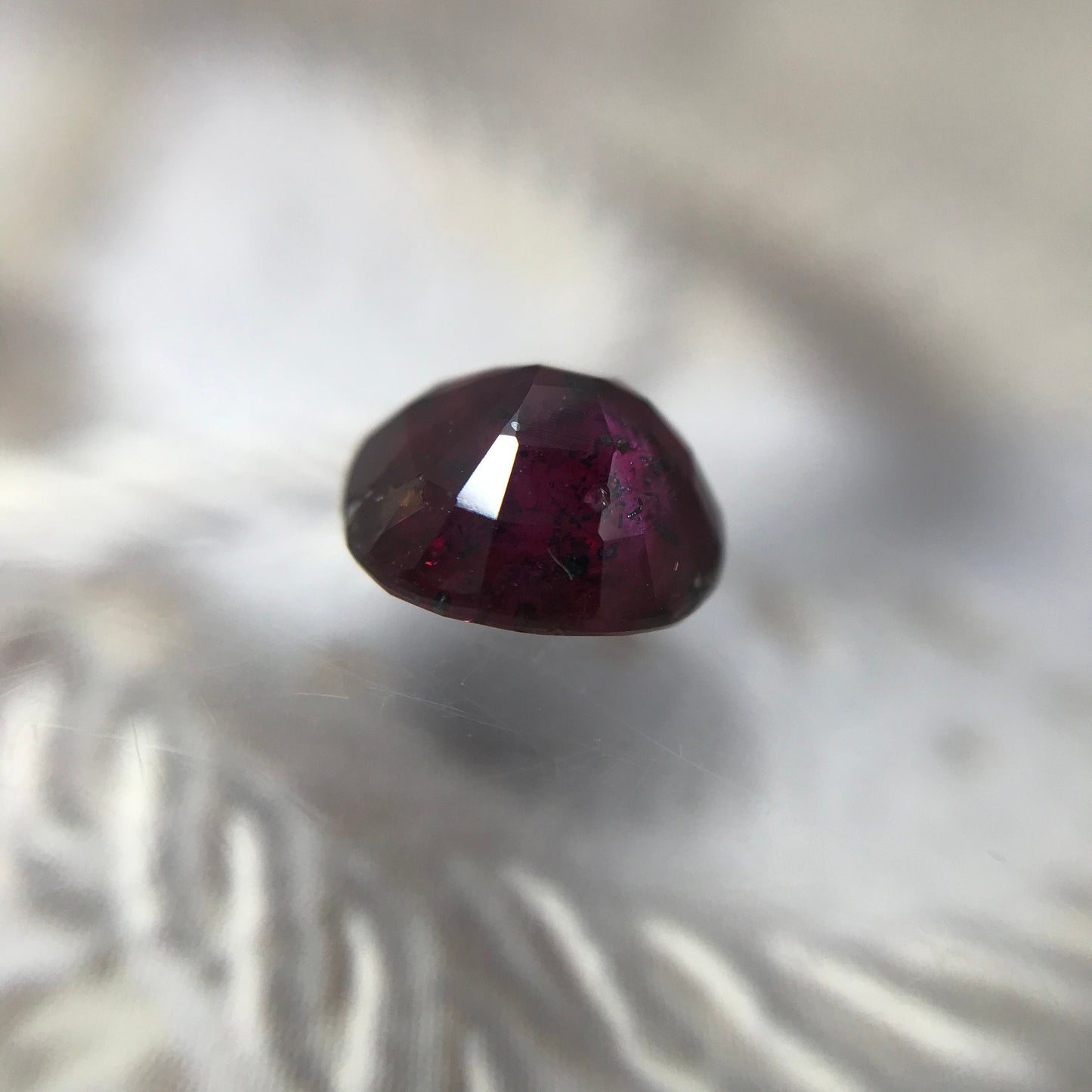 Natural Ruby Low Heat 2.16 Carat 7.4x6.8mm Loose Gemstone Faceted Gem Corundum Oval Cut Red Beautiful July Birthstone Earth Mined
