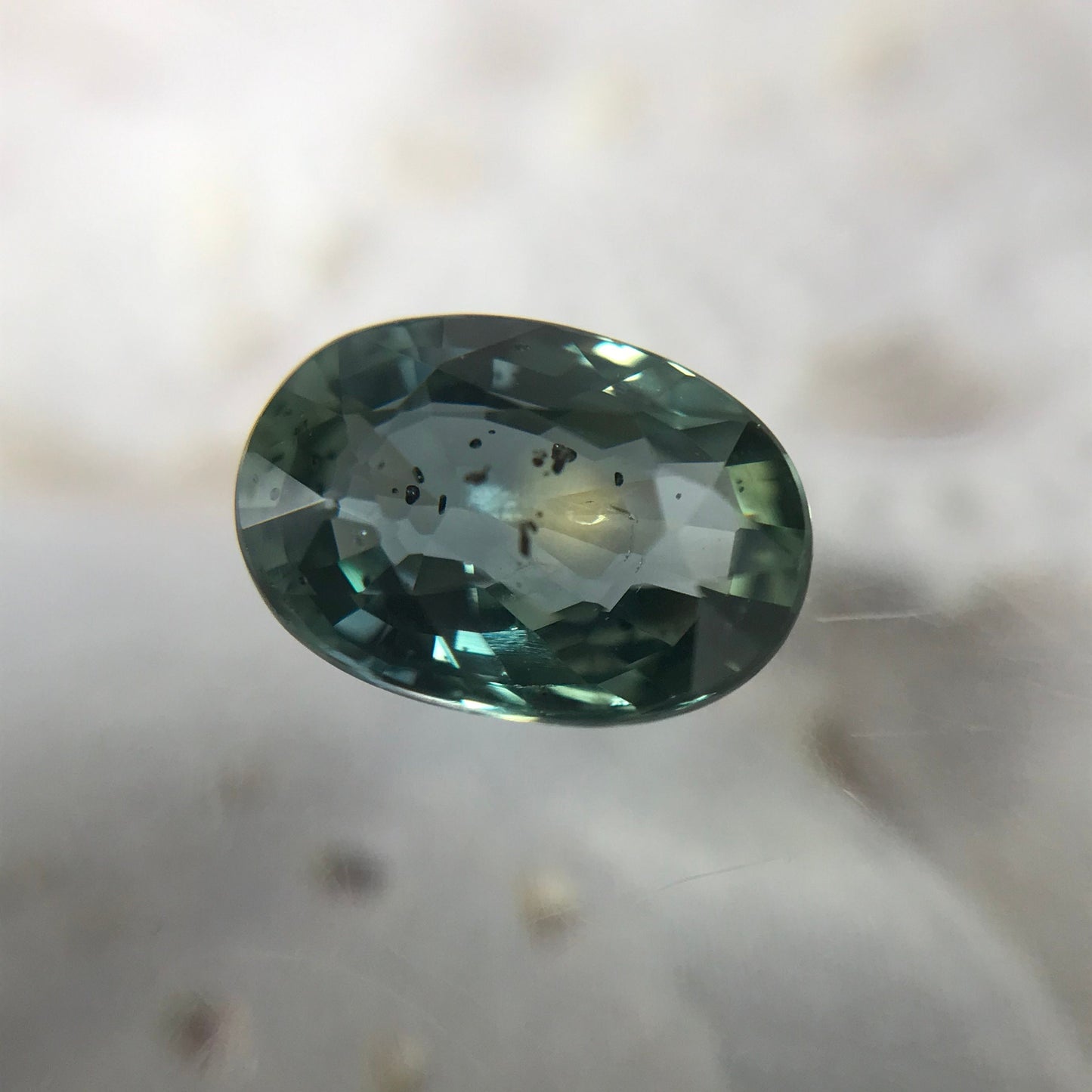 Natural Teal Sapphire 7.5x5mm Oval 1.23 Carat Corundum Blue Green Faceted Loose Unmounted Gemstone Earth Mined Gem US Seller