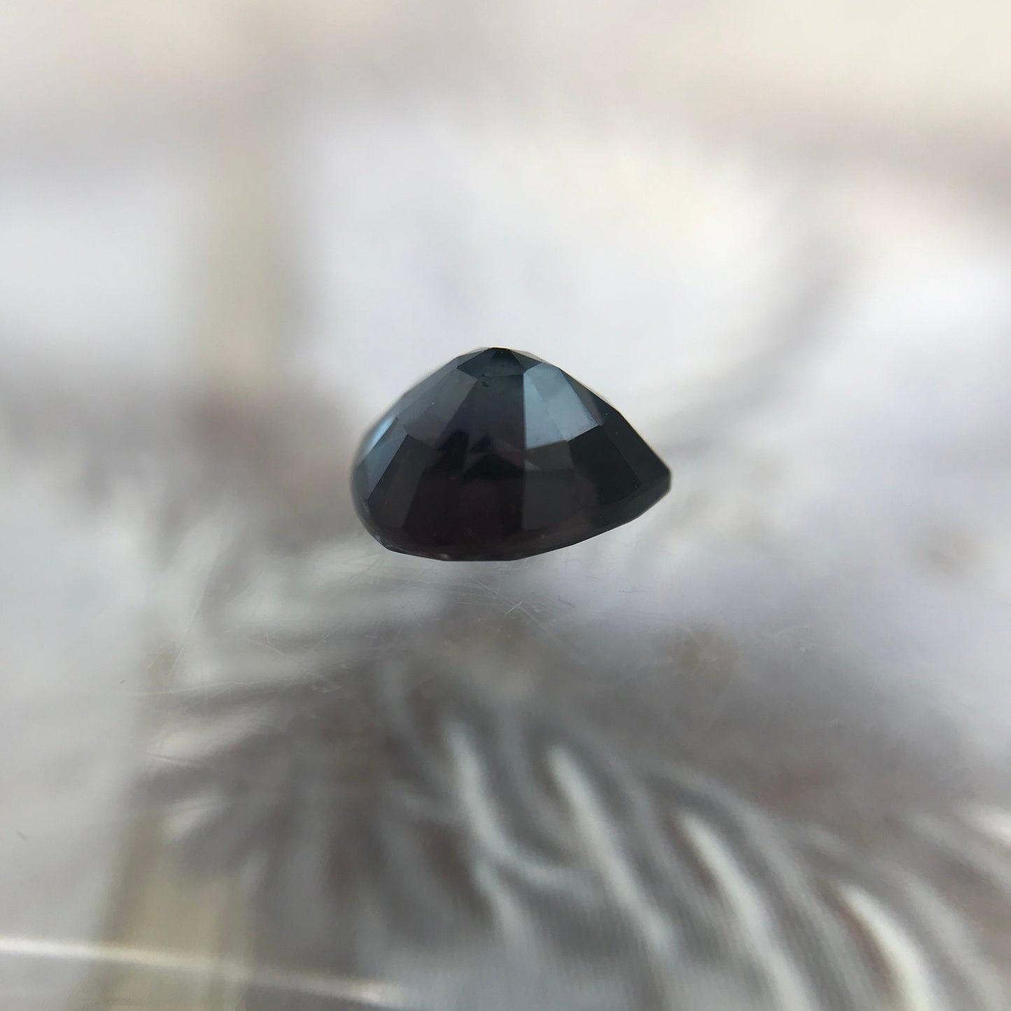 Natural Purple Blue Sapphire 1.16 carat 6.5 x 5.7 mm Pear Cut, Faceted Loose Gemstone Purple Violet Unmounted Gem