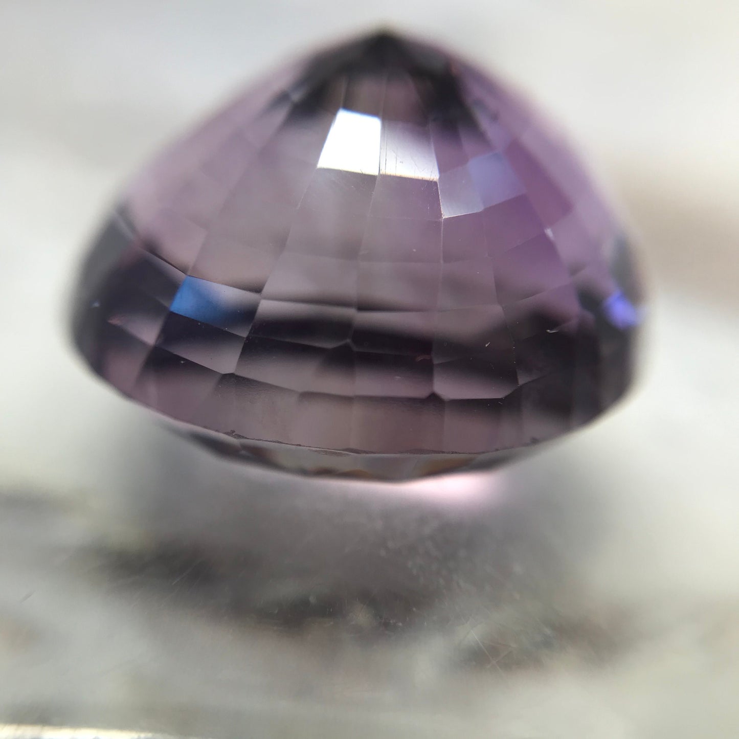 31 Carat Purple Amethyst 20.4x18mm Oval Cut Loose Gem Huge Gemstone Faceted  Stone For Gold Jewelry February Birthstone Large