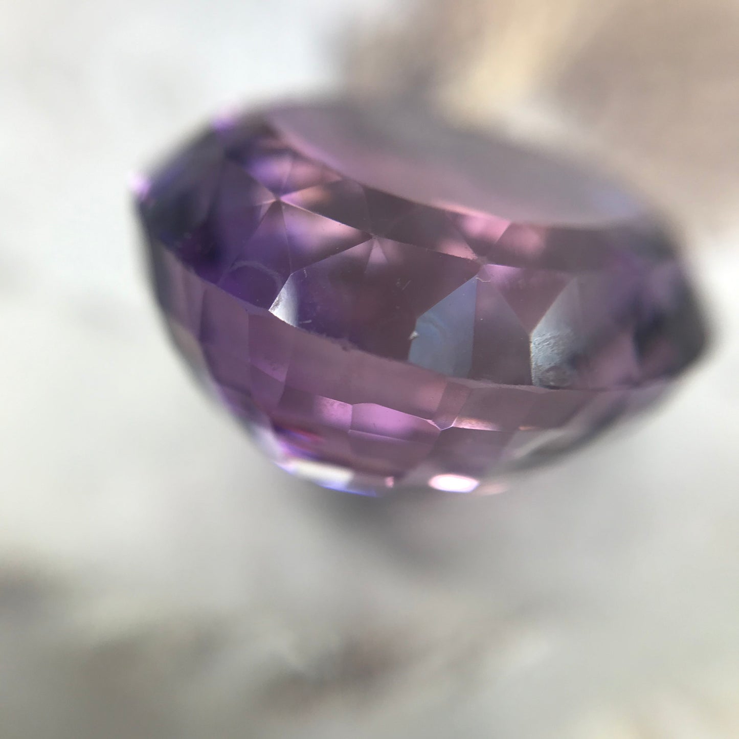 31 Carat Purple Amethyst 20.4x18mm Oval Cut Loose Gem Huge Gemstone Faceted  Stone For Gold Jewelry February Birthstone Large