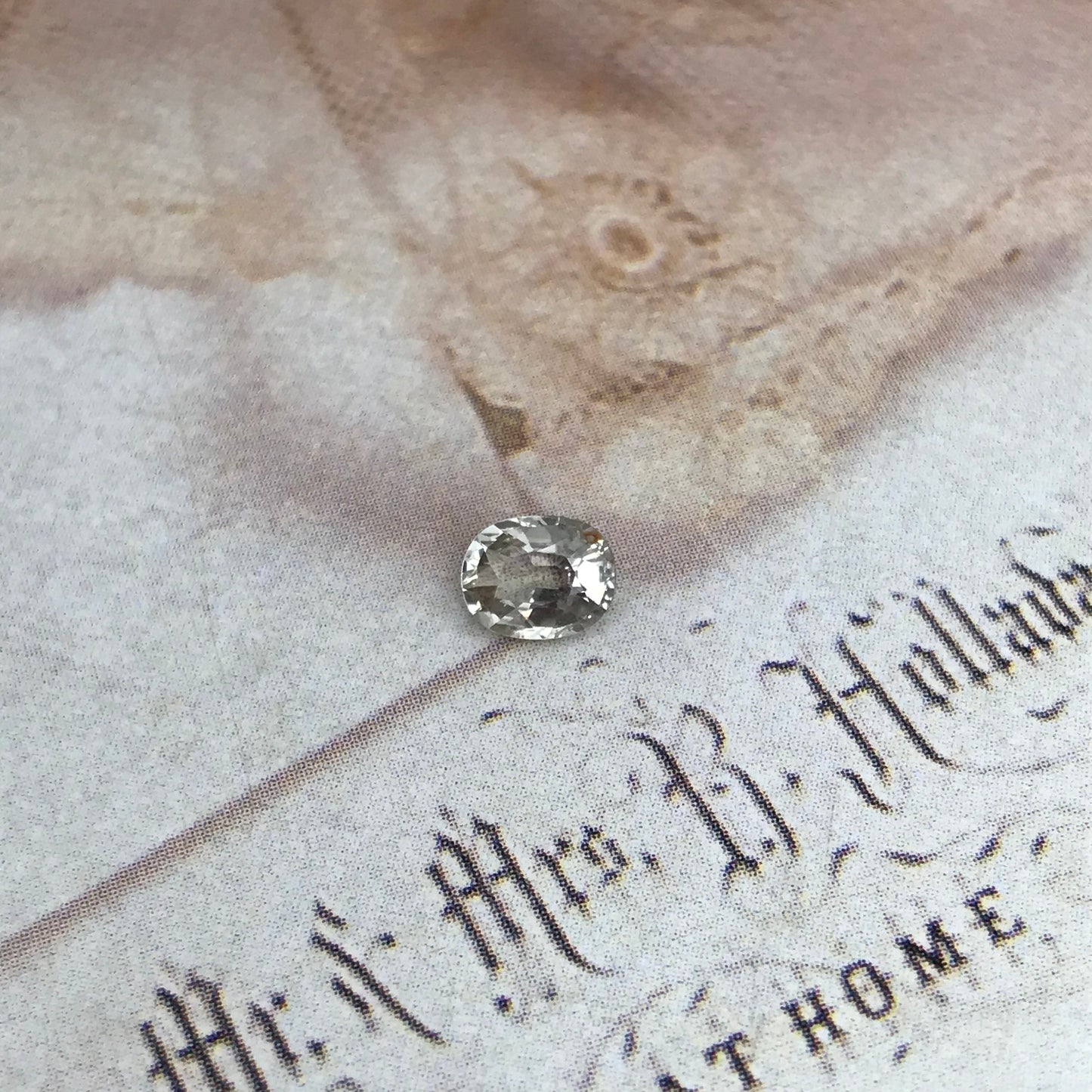 Natural Light Yellow Sapphire 0.82 cts 6x4.7mm Oval Corundum Gem Faceted Loose Likely 6x5mm