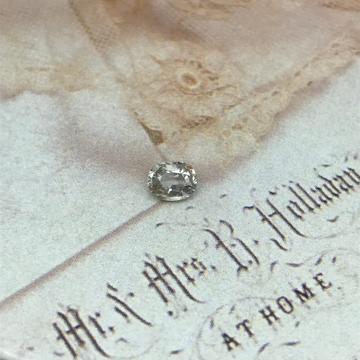 Natural Light Yellow Sapphire 0.82 cts 6x4.7mm Oval Corundum Gem Faceted Loose Likely 6x5mm