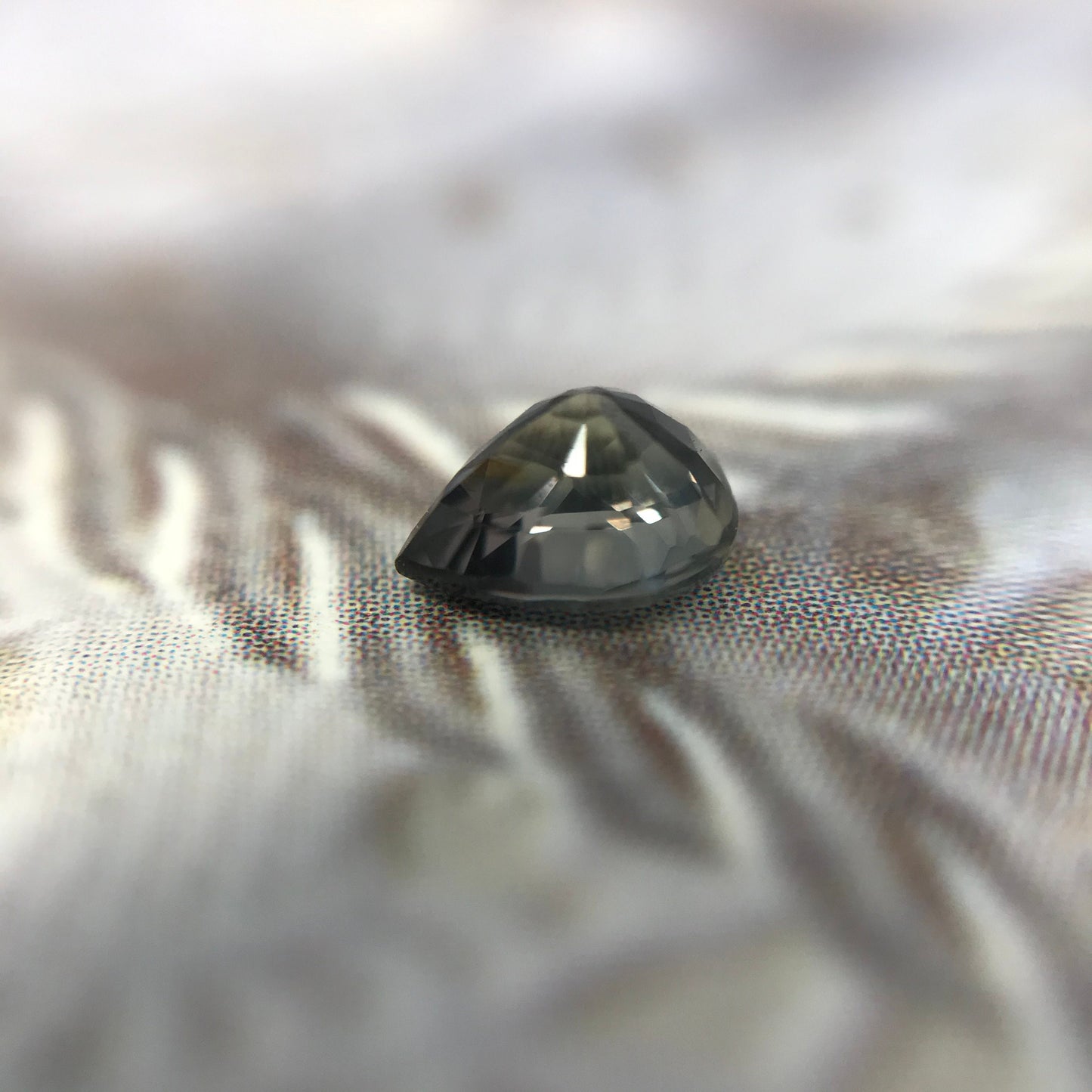 0.54 carat Natural Purple Sapphire 5.3x4.4 mm Pear Cut, Faceted Unmounted Gem