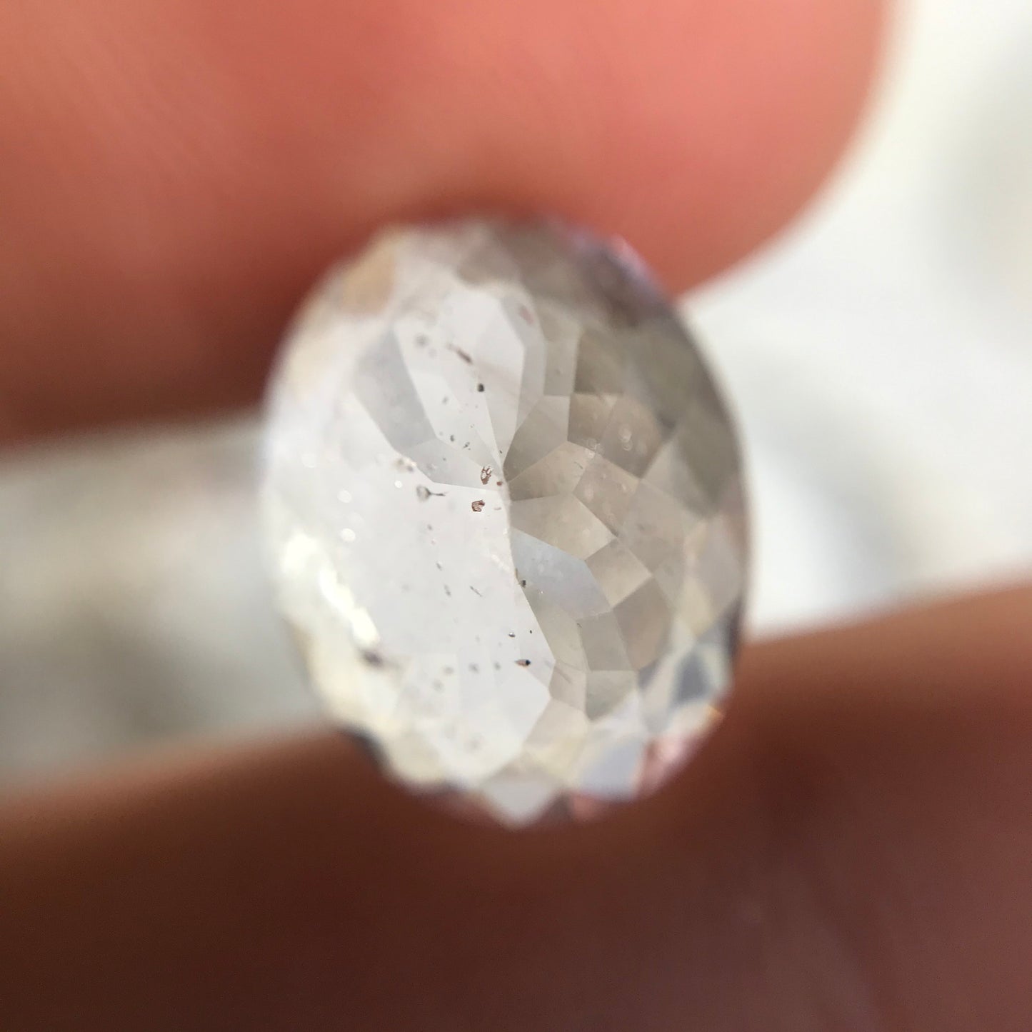 5.9 Ct Light Pink Morganite 14.4x11.5 mm Oval Cut, Unheated Pink Beryl, Faceted Loose Blush Stone