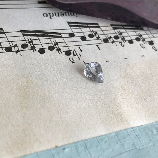 Natural Purple Sapphire 0.95 carat 6.6 x 5 mm Pear Cut, Faceted Loose Gemstone Light Purple Unmounted Gem