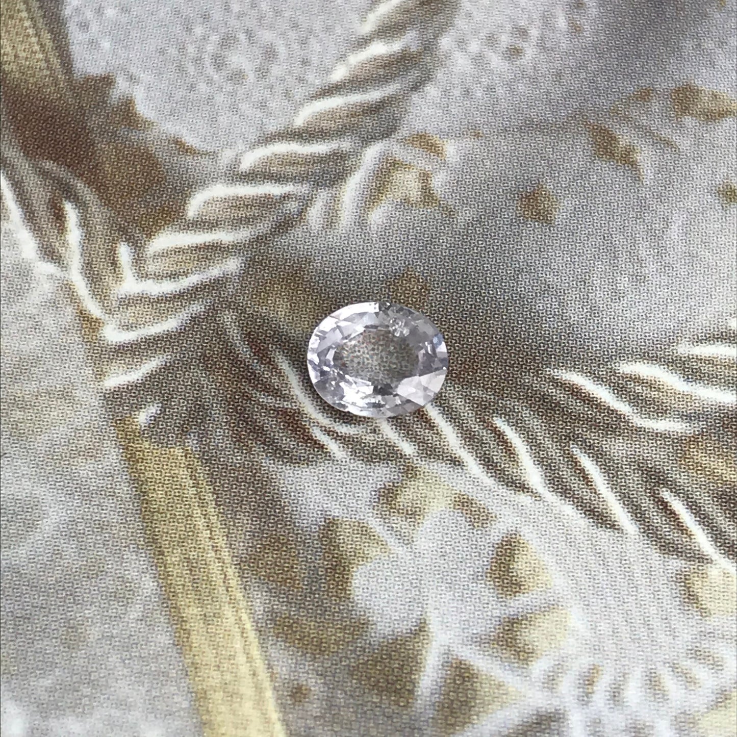 Lavender Natural Sapphire 0.59 carat 5.5 x 4.5 mm Oval Cut, Faceted Loose Gemstone Light Purple Unmounted Gem