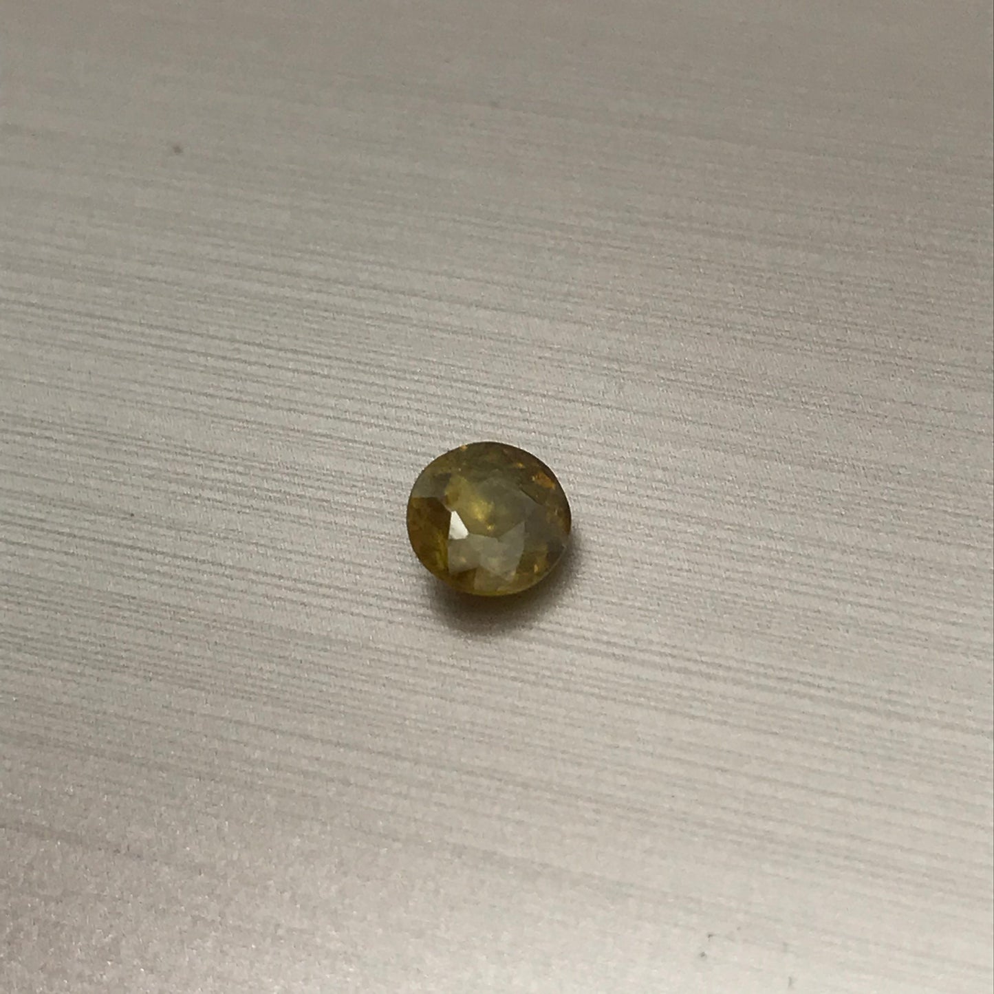 6mm Yellow Sphene 0.83 Carat Round Cut, Natural Untreated from Madagascar, unmounted loose wholesale gemstone for jewelry