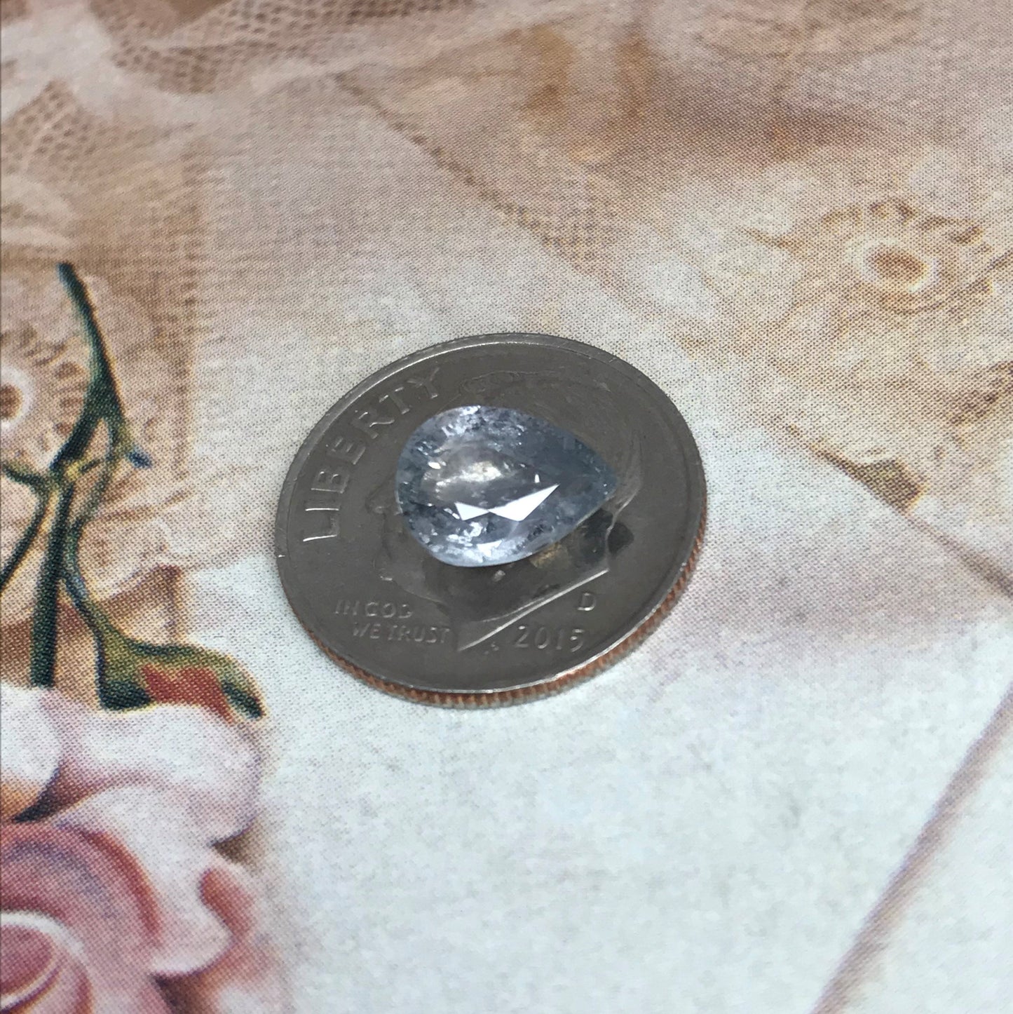 Natural 2 carat Purple Sapphire 8.8 x 6.5mm Pear Cut Loose Gemstone Unmounted Gem Genuine Earth Mined Stone