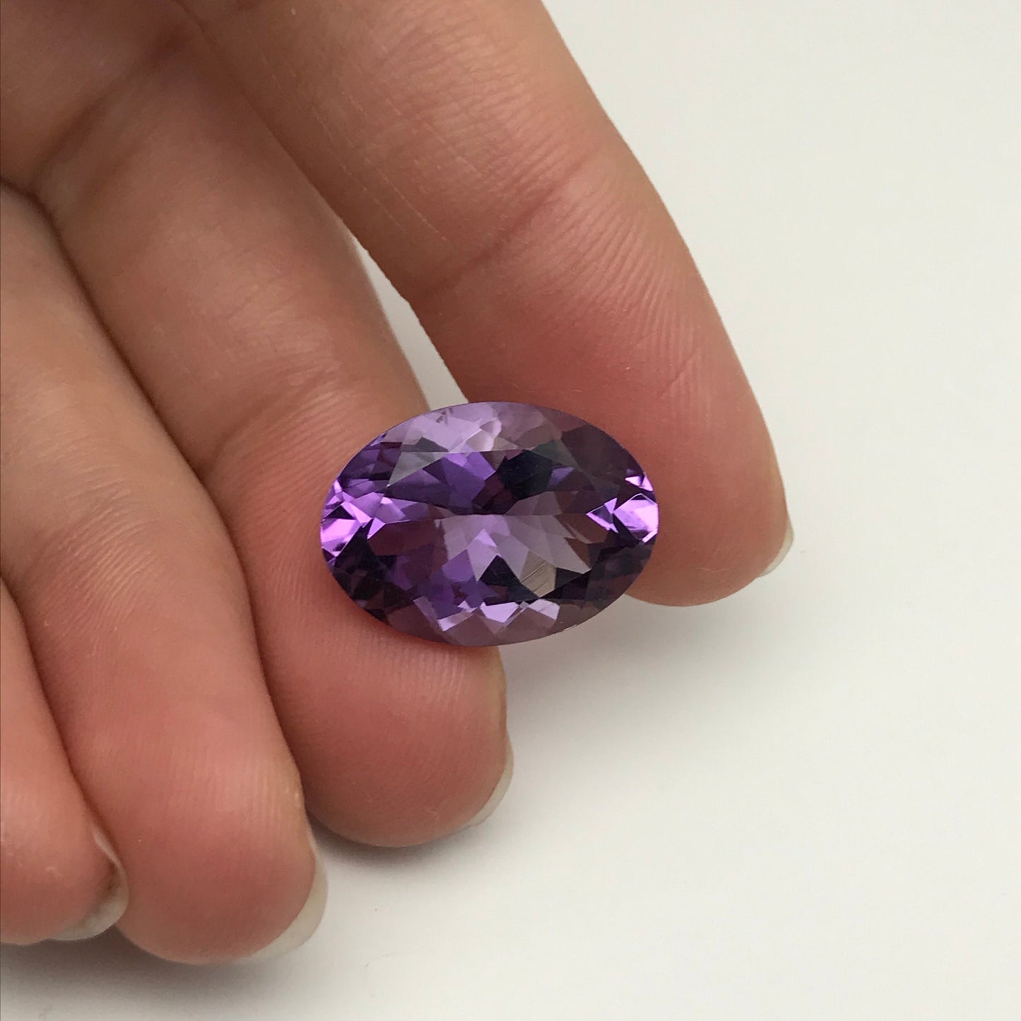 18x13mm Reclaimed Amethyst, 11.34 Natural Purple Amethyst, Recycled Ethical Loose Gemstone,