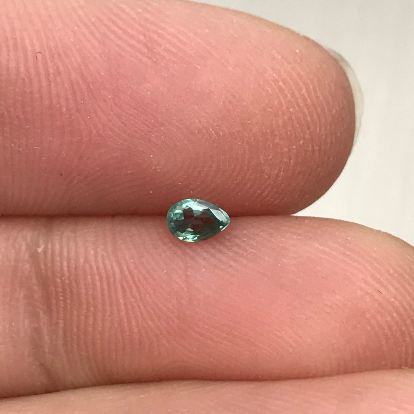 0.19 Carat Natural Alexandrite Chrysoberyl 3.7x2.5mm Pear Blue Green Purple Loose Real Gemstone Faceted Gem Rare Color Change 0.2 ct