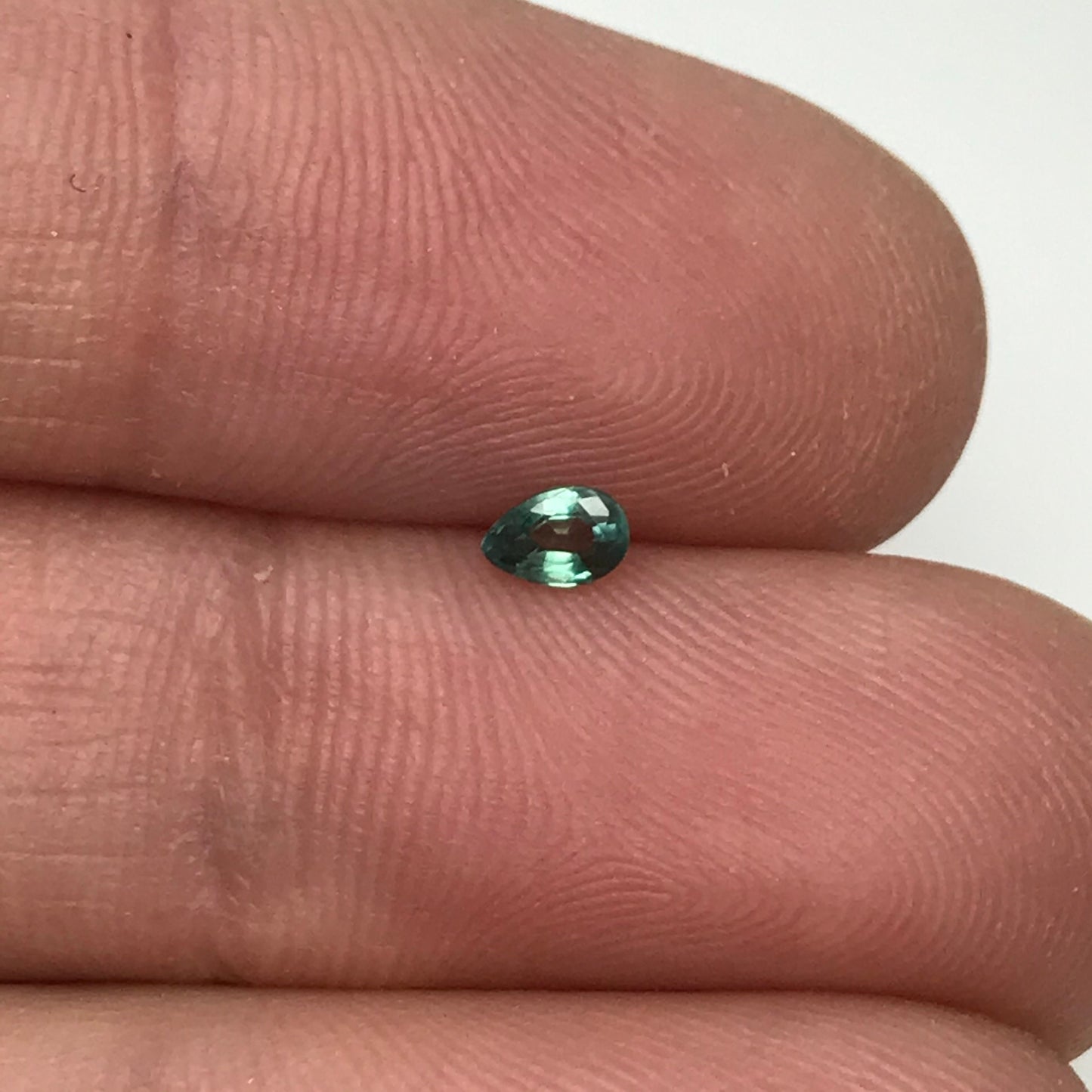 0.19 Carat Natural Alexandrite Chrysoberyl 3.7x2.5mm Pear Blue Green Purple Loose Real Gemstone Faceted Gem Rare Color Change 0.2 ct