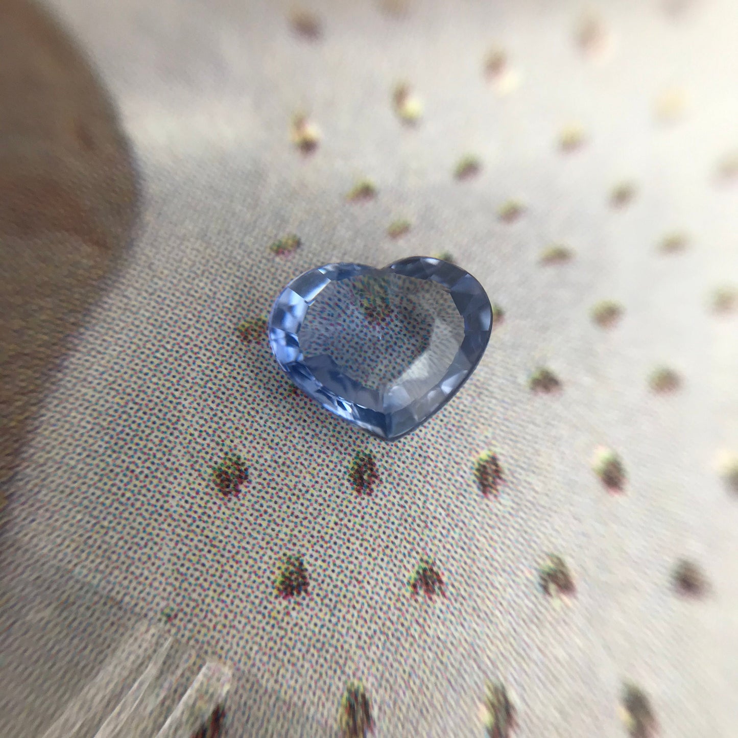 Natural Blue Sapphire 6x5mm 0.65 Carats Heart Cut Corundum Light Blue Gem Faceted Loose Unmounted Gemstone