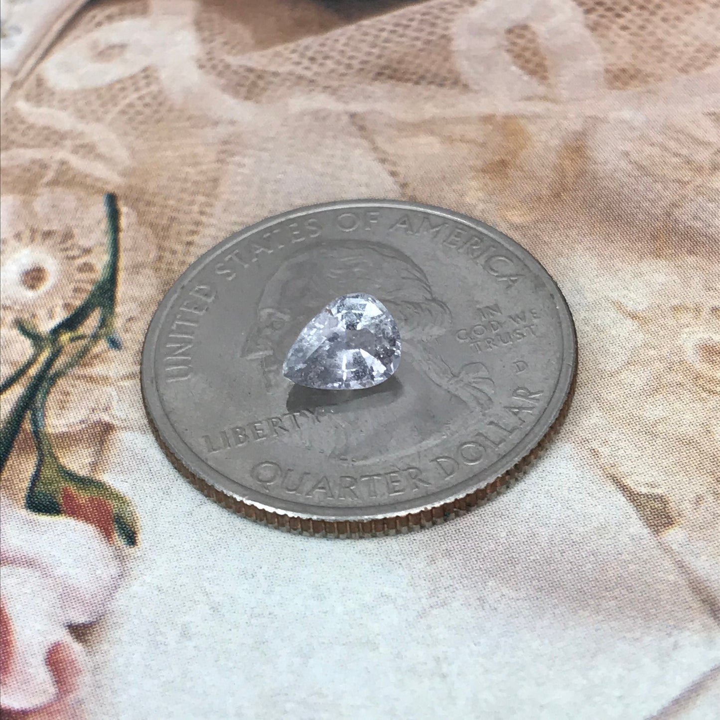 Natural Purple Sapphire 0.95 carat 6.6 x 5 mm Pear Cut, Faceted Loose Gemstone Light Purple Unmounted Gem