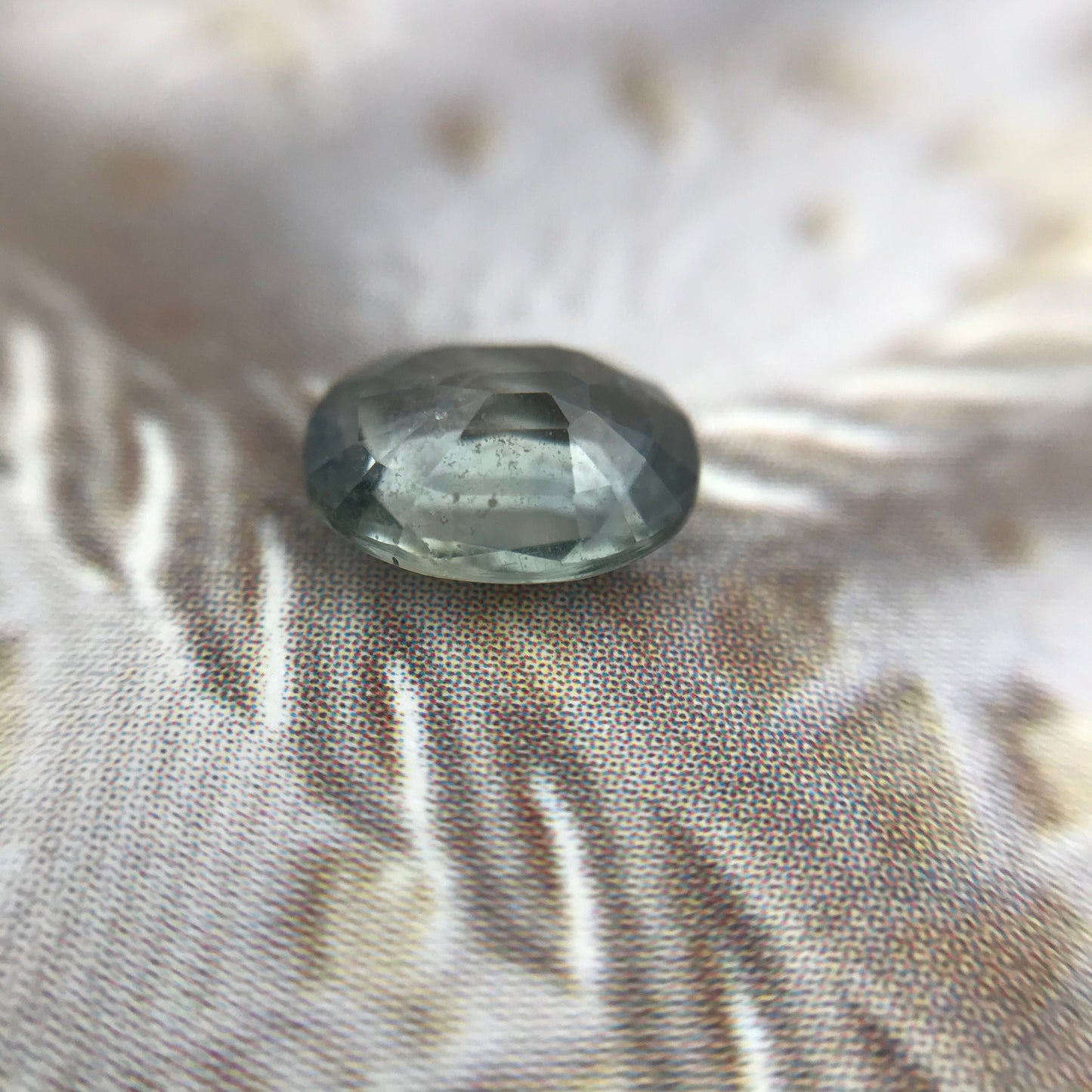 Color Change Natural Sapphire 7.5x5.7 mm Oval 1.20 Carat - Purple to Green Untreated Gemstone - Corundum Gem Faceted Loose Unmounted