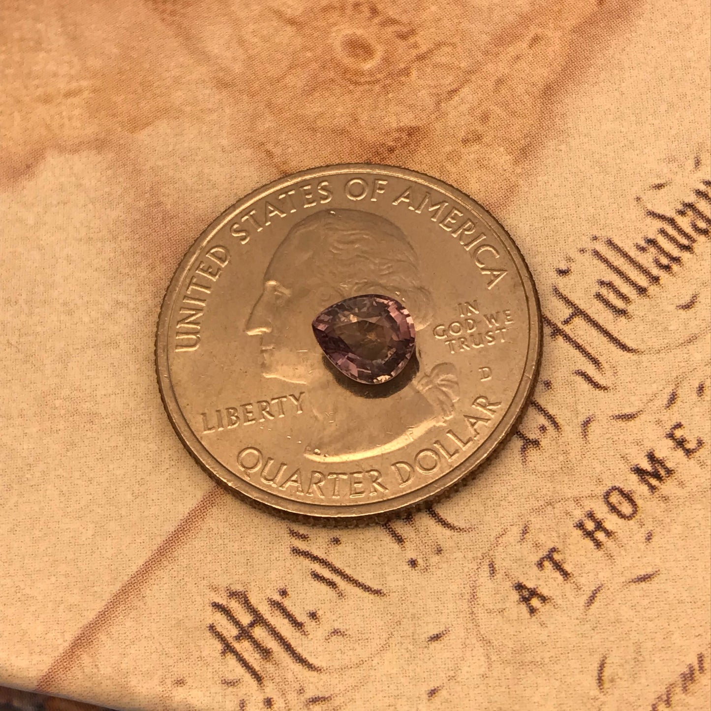 Bi-Color Natural Sapphire 6.2x5.3 mm 1 Carat - Green Purple Sapphire Loose Gemstone - Pear Corundum Gem Faceted Unmounted