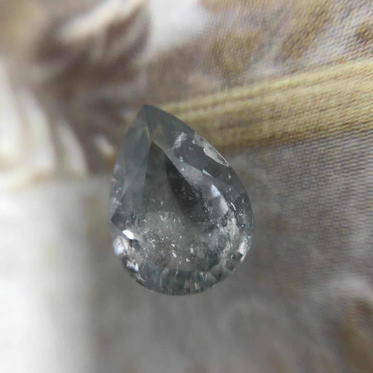 Natural 2 carat Purple Sapphire 8.8 x 6.5mm Pear Cut Loose Gemstone Unmounted Gem Genuine Earth Mined Stone