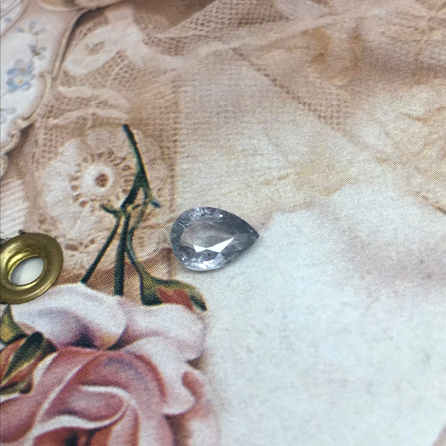 Natural 2 carat Purple Sapphire 8.8 x 6.5mm Pear Cut Loose Gemstone Unmounted Gem Genuine Earth Mined Stone