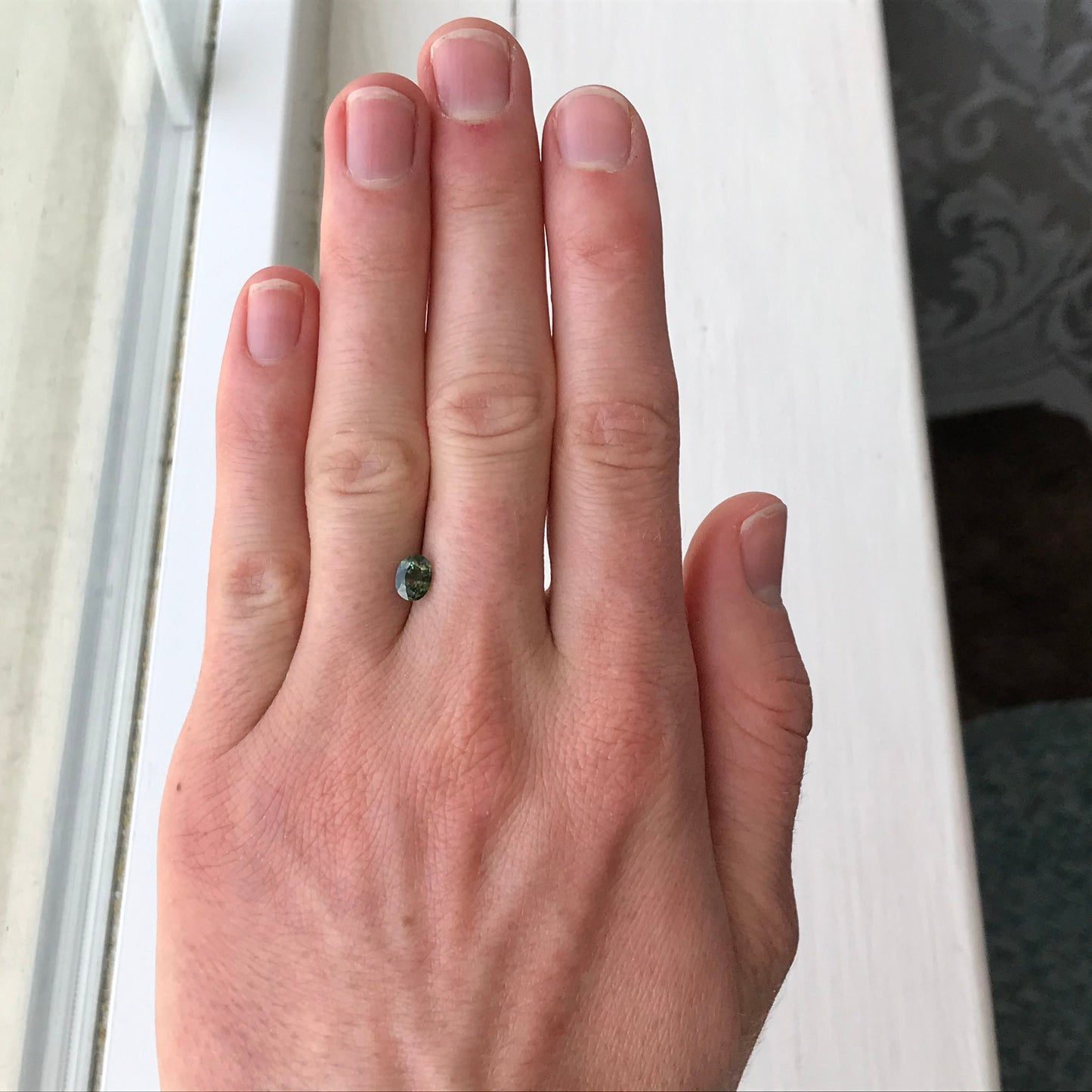 0.87carat Natural Bluish Green Sapphire Oval Cut 6x4.6mm Sapphire Faceted Loose Teal Sapphire Unmounted