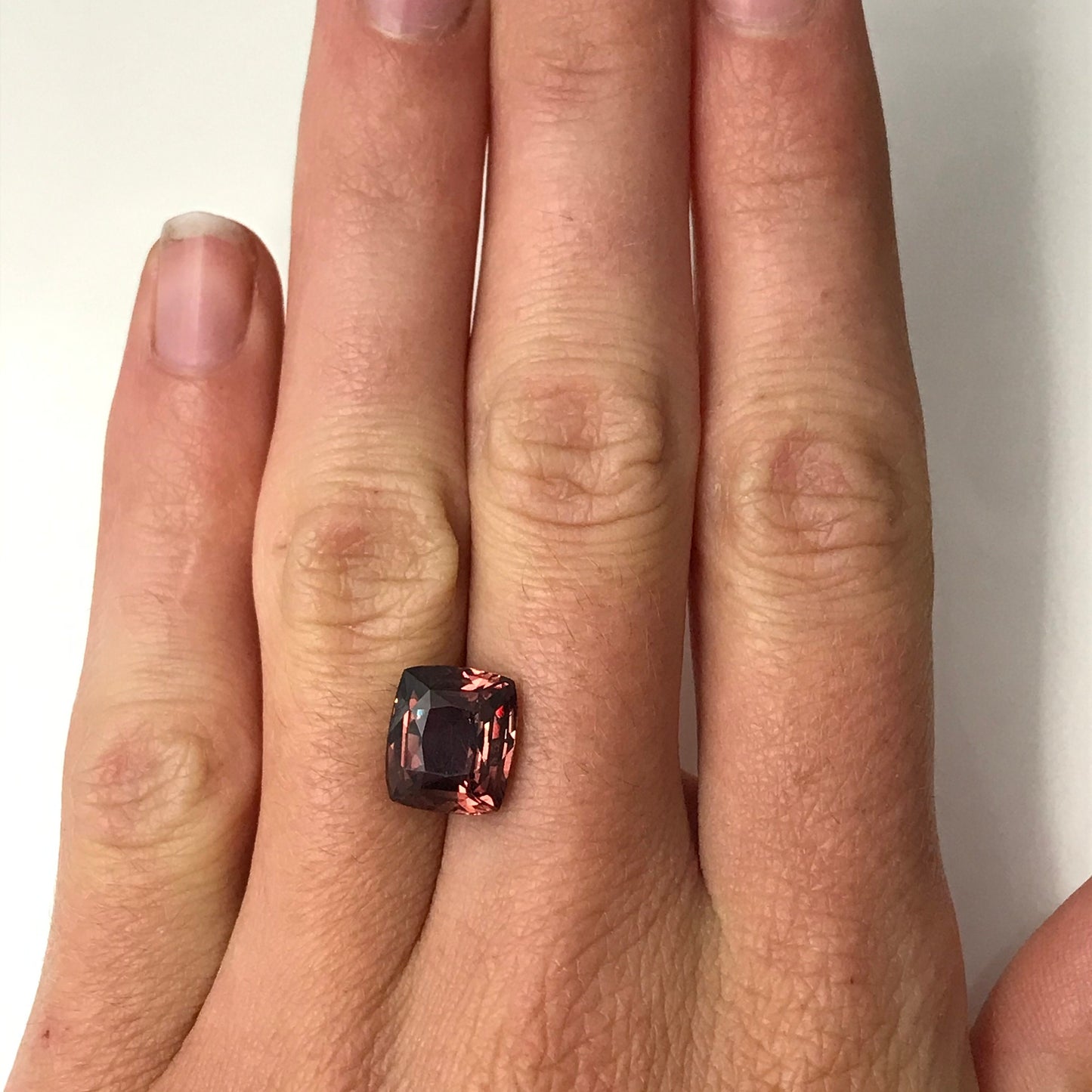 6 ct GIA Certified No Heat Natural Sapphire 10.5x9.2mm Fancy Sapphire Loose Faceted Cushion Cut Gemstone Gem, Tanzania Sapphire